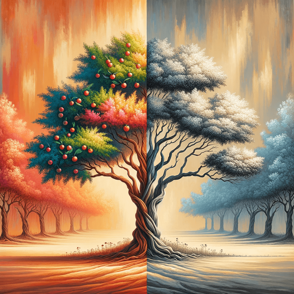 有些树注定辉煌,而有些树注定静默。