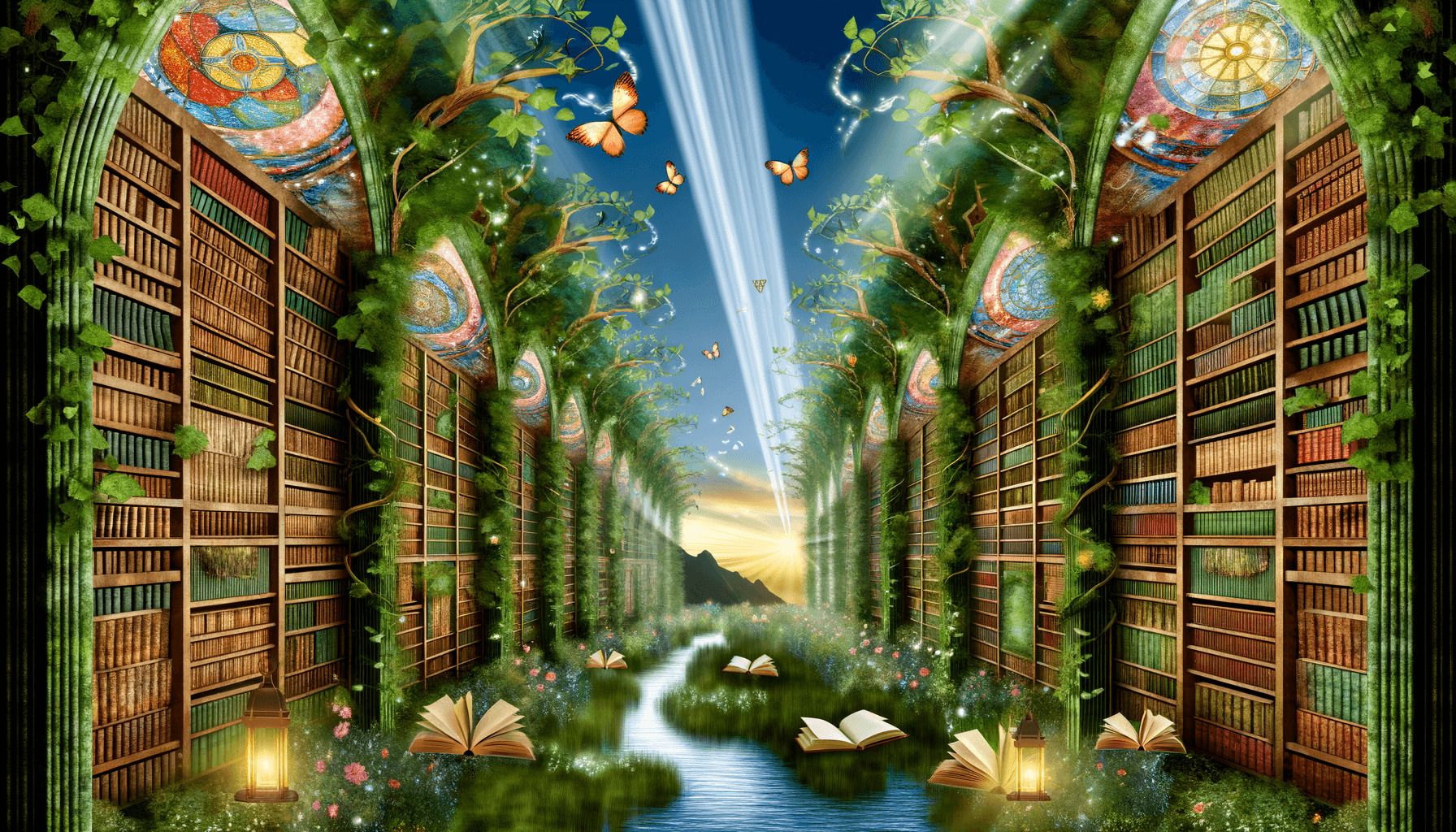 我一直想象着,天堂应当是一个图书馆的模样。——豪尔赫·路易斯·博尔赫斯