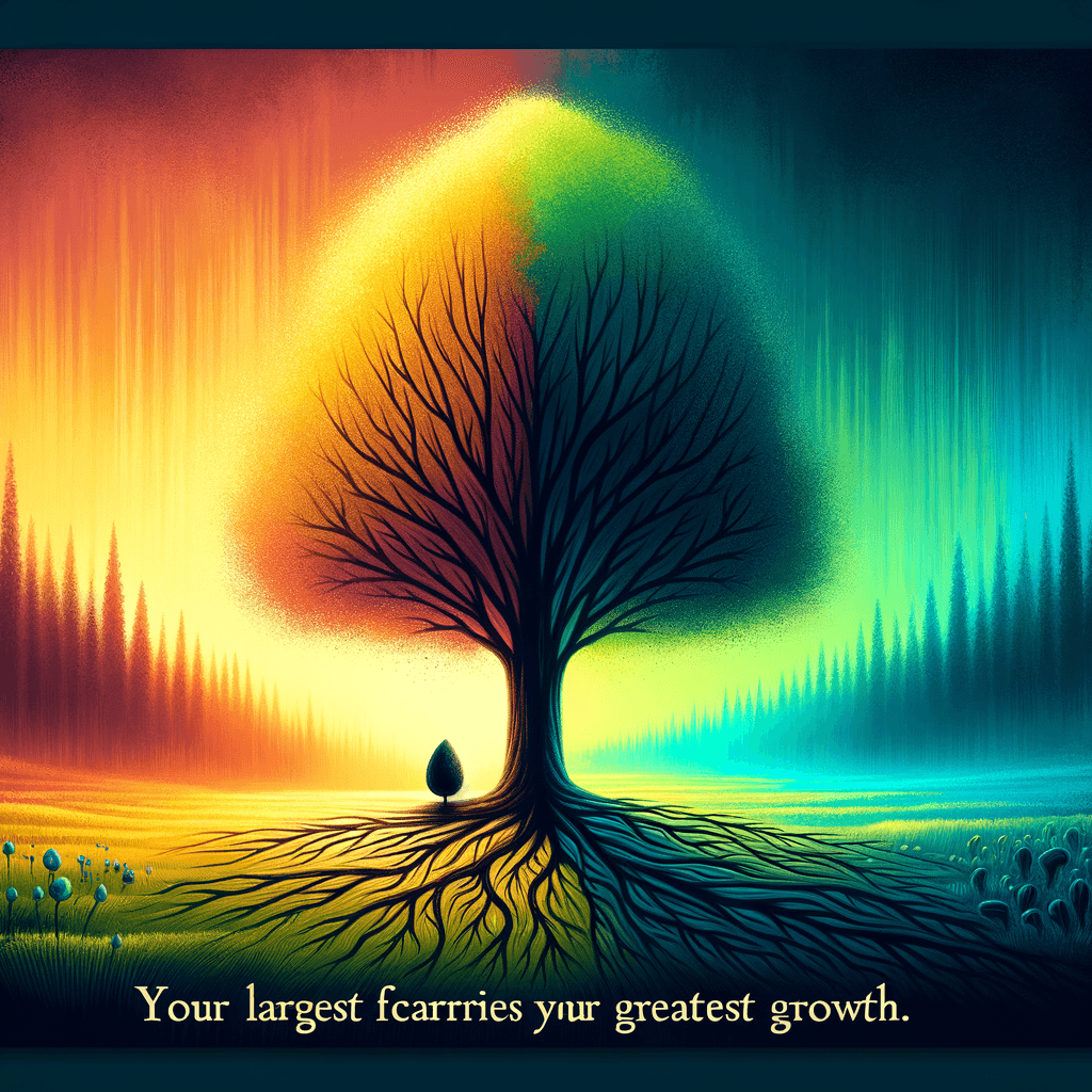 Your largest fear carries your greatest growth. — Robin Sharma, Canada.
