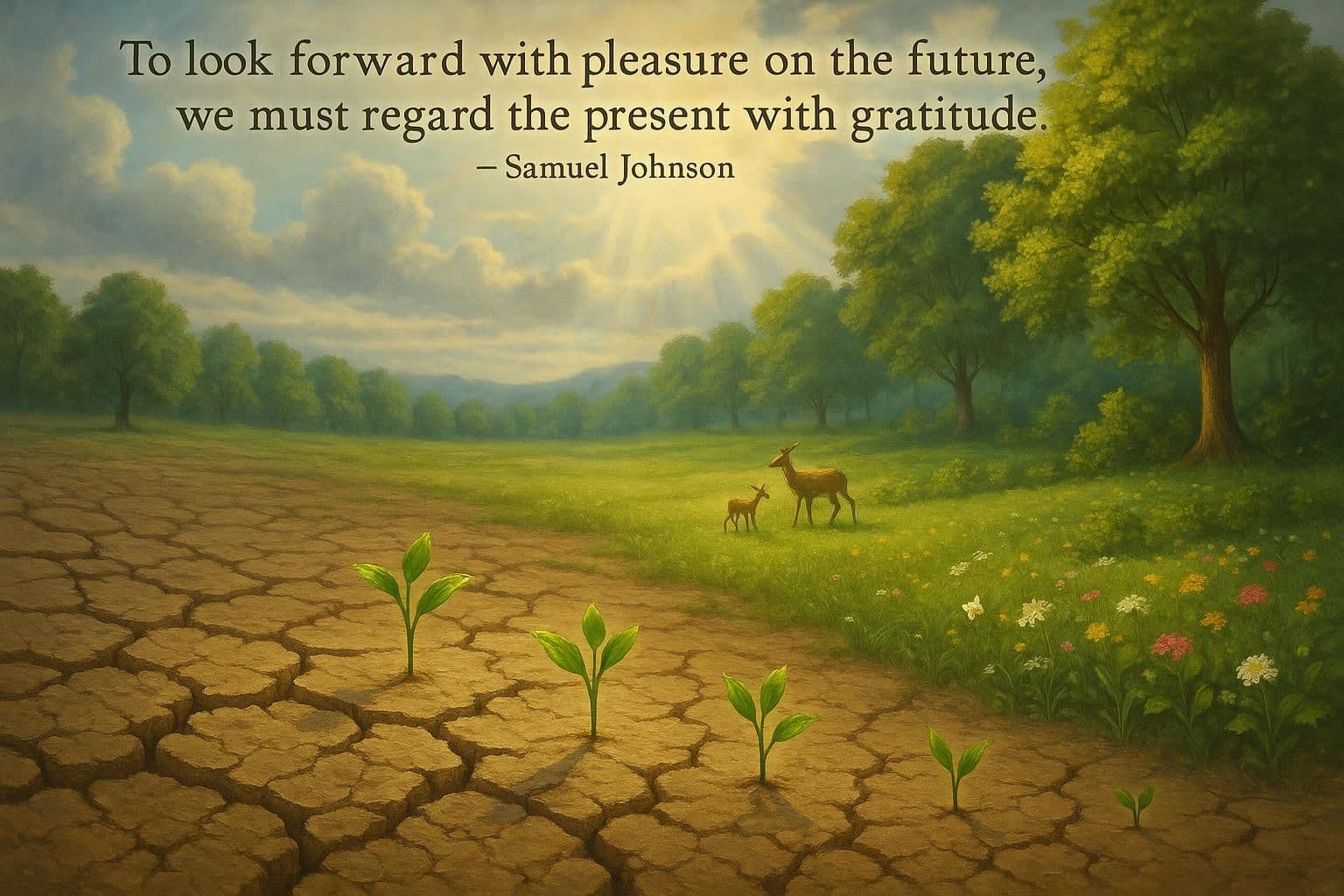 El futuro se compra con el presente. — Samuel Johnson