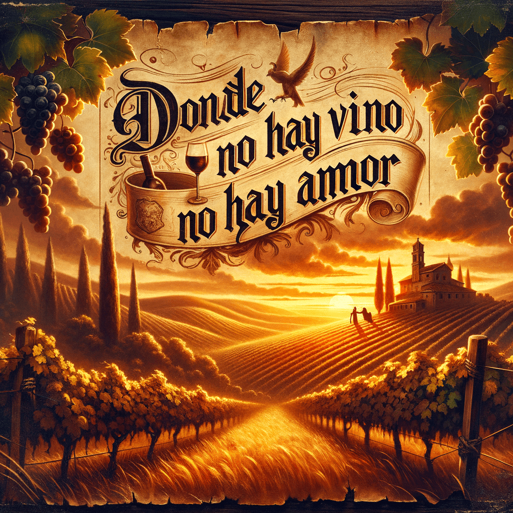 Where there is no wine, there is no love. — Euripides