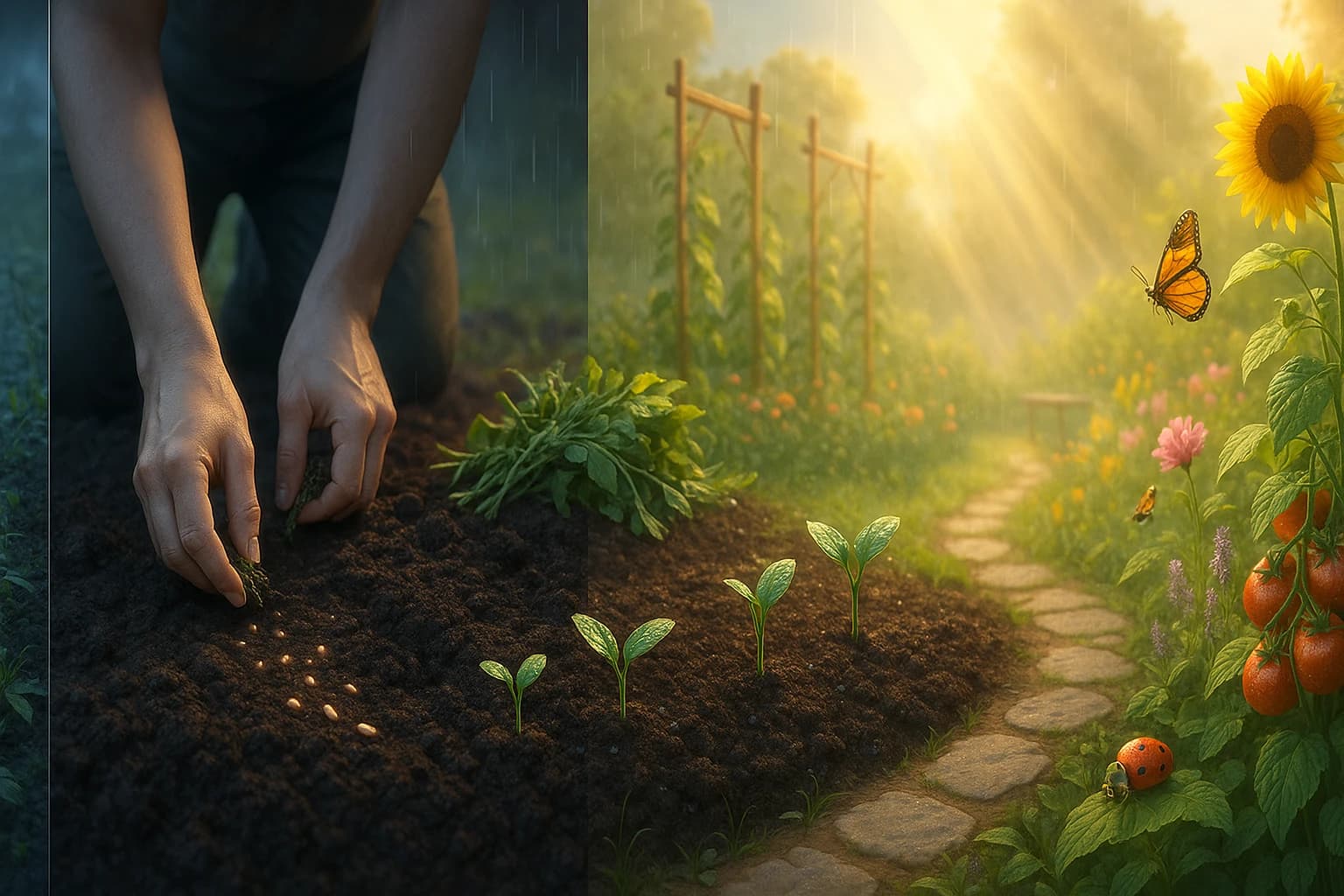 Plant dreams, pull weeds, and grow a happy life. — Anonymous