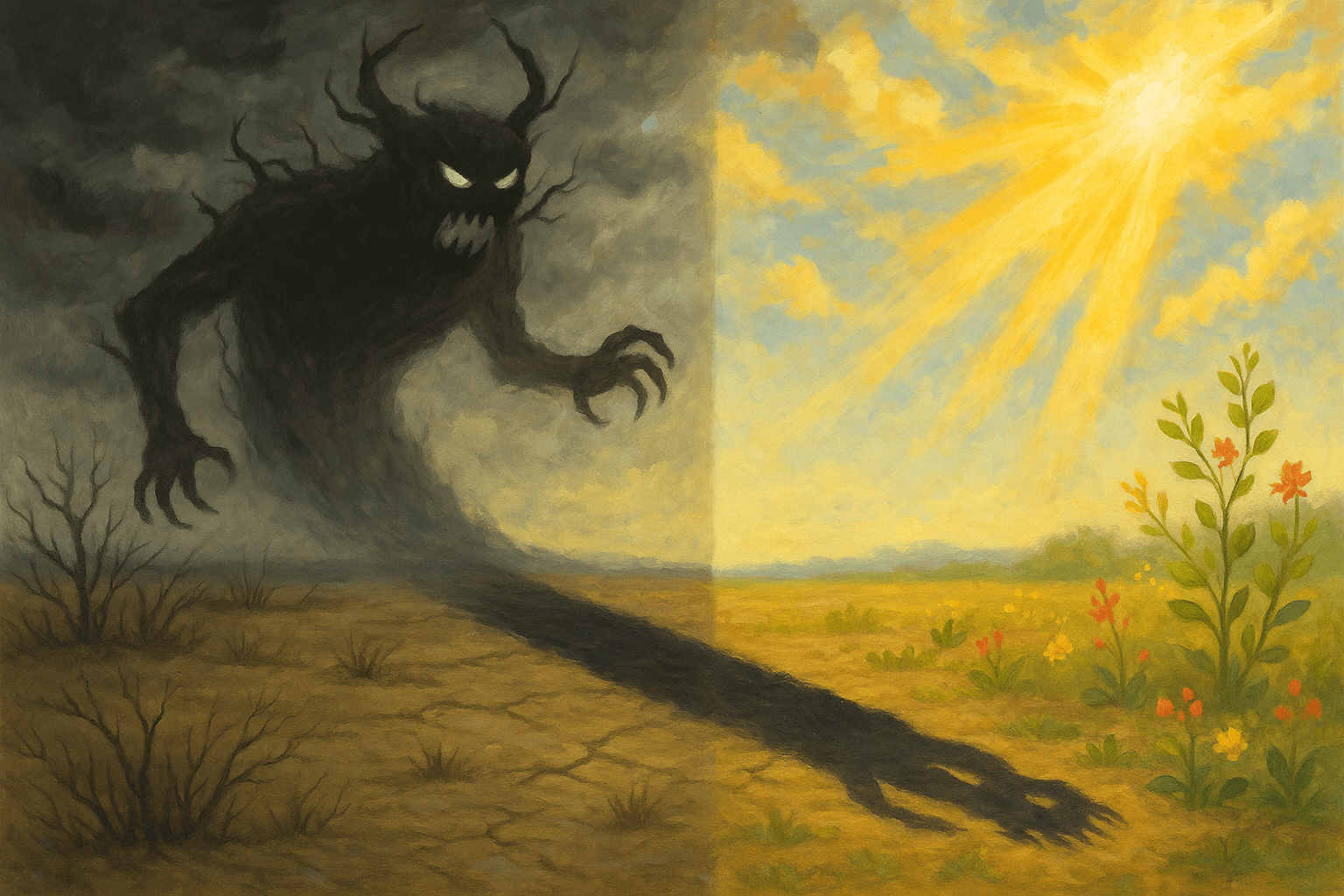 Transforming Fear of the Future Through Hope When fear makes a monster of the future, hope turns it back into a shadow. — African Proverb