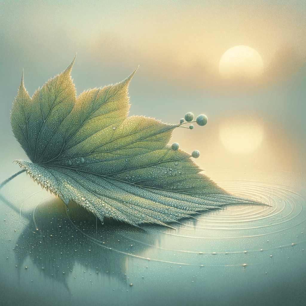 让你的生活像叶尖上的露珠一样轻轻地在时间的边缘舞动。——拉宾德拉纳特·泰戈尔