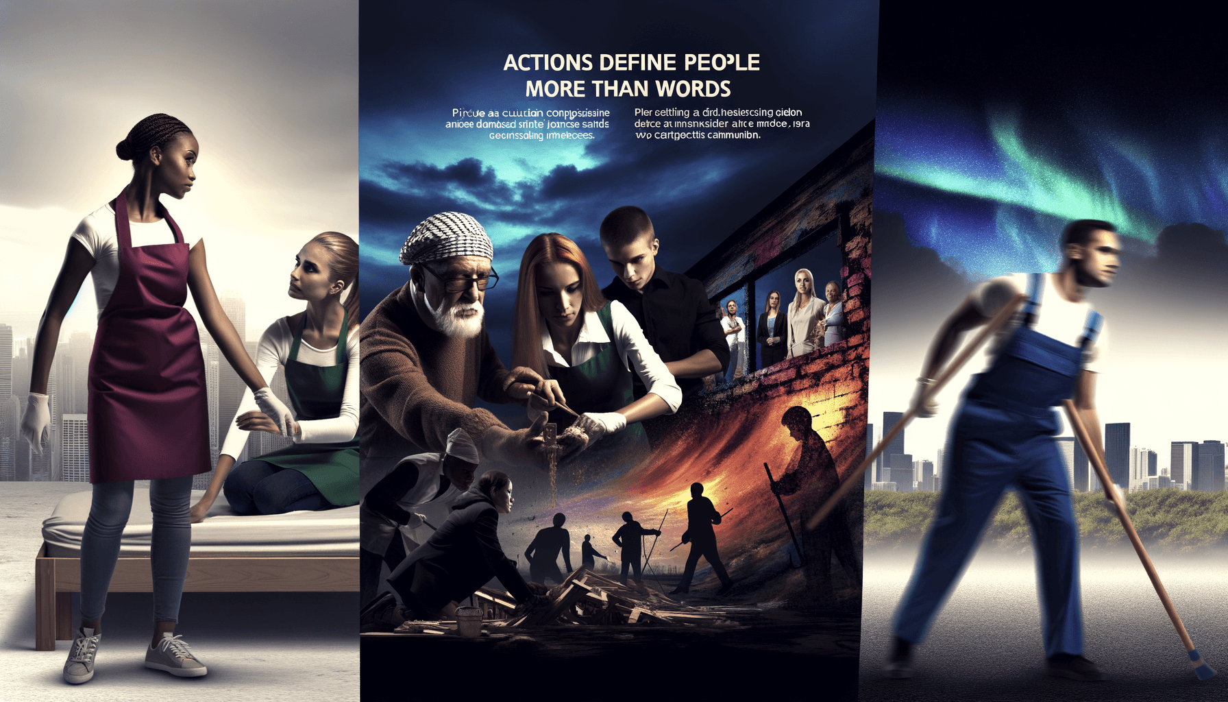 En gran medida, nuestras vidas están definidas por lo que hacemos, y no por lo que decimos. — Jimmy Carter