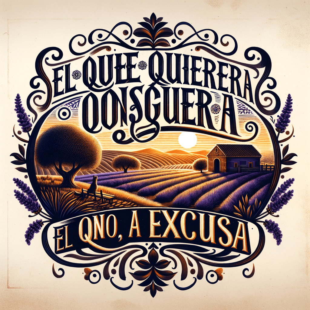 El que quiere hacer algo conseguirá un medio; el que no, una excusa. - Proverbio español