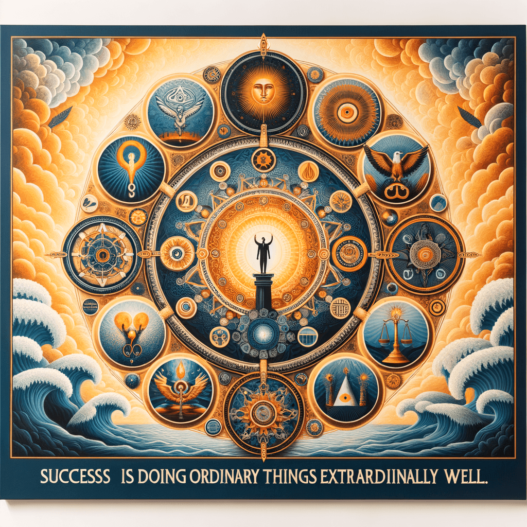 El éxito es hacer cosas ordinarias de manera extraordinaria. — Jim Rohn, Estados Unidos.