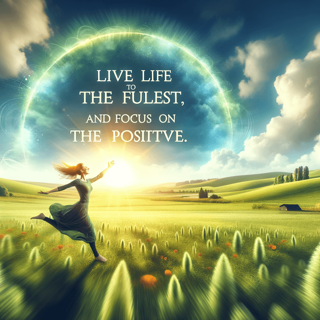 充分享受生活,专注于积极的一面。 — 马特·卡梅伦