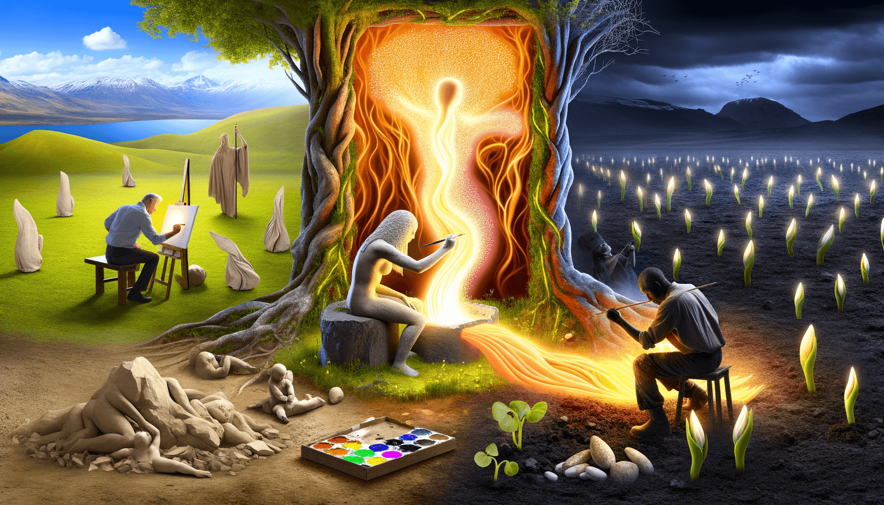 Es a través de crear, no de poseer, que la vida se revela. — Vida Dutton Scudder