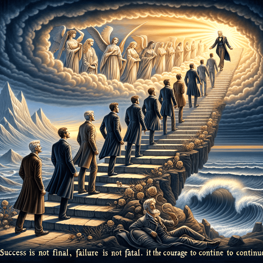 El éxito no es definitivo, el fracaso no es fatal: es el coraje de continuar lo que cuenta. – Winston Churchill