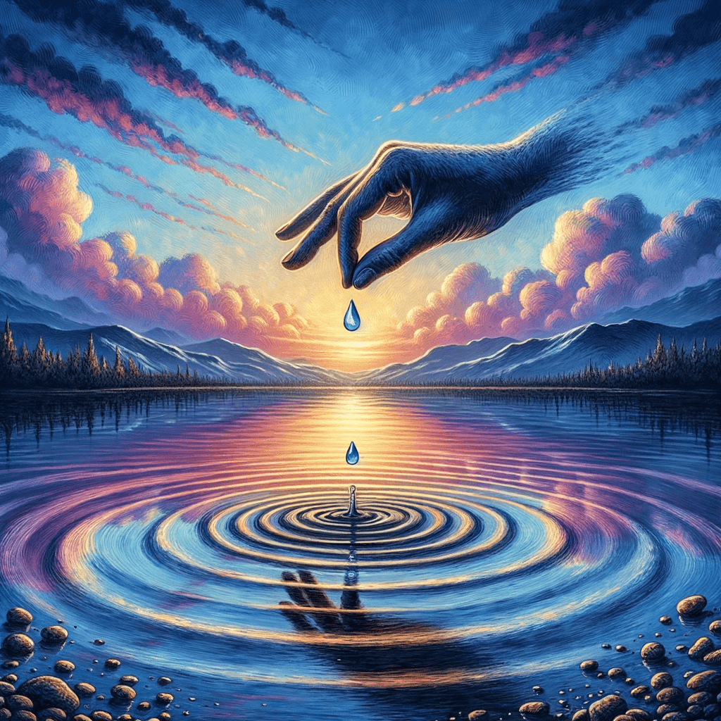 Incluso el acto más pequeño de cuidar a otra persona es como una gota de agua; hará ondas en todo el estanque. — Jessie E. Sampson, Estados Unidos.