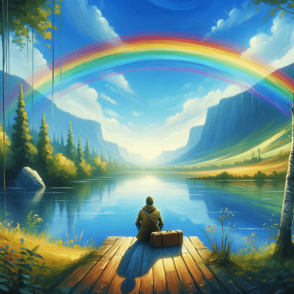 You'll never find a rainbow if you're looking down. — Charlie Chaplin