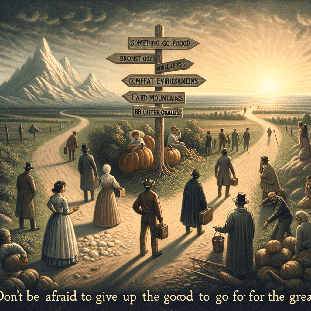 No tengas miedo de renunciar a lo bueno para ir por lo grandioso. – John D. Rockefeller