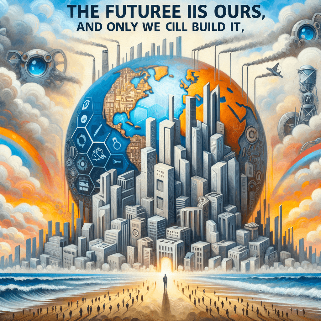 El futuro es nuestro, y solo nosotros podemos construirlo.