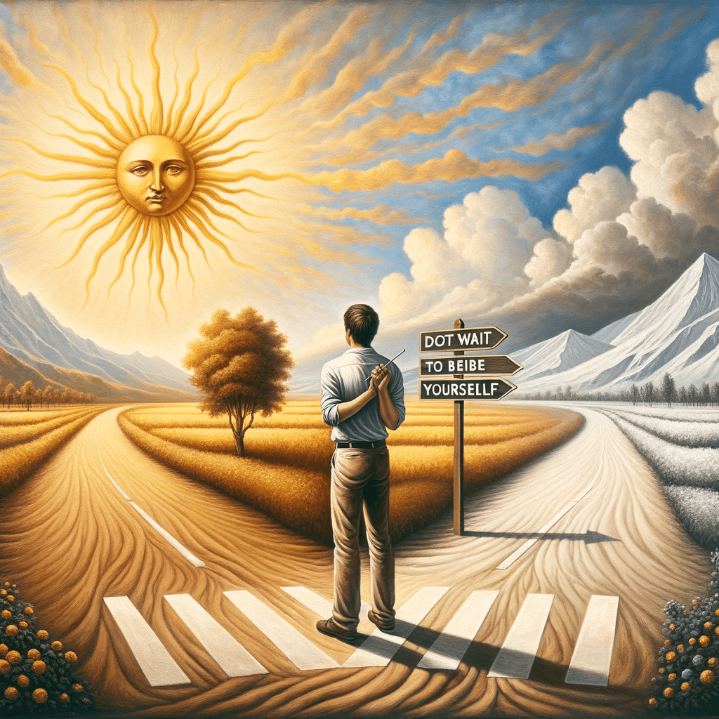 No esperes a estar inspirado. Inspírate a ti mismo. — Proverbio argentino