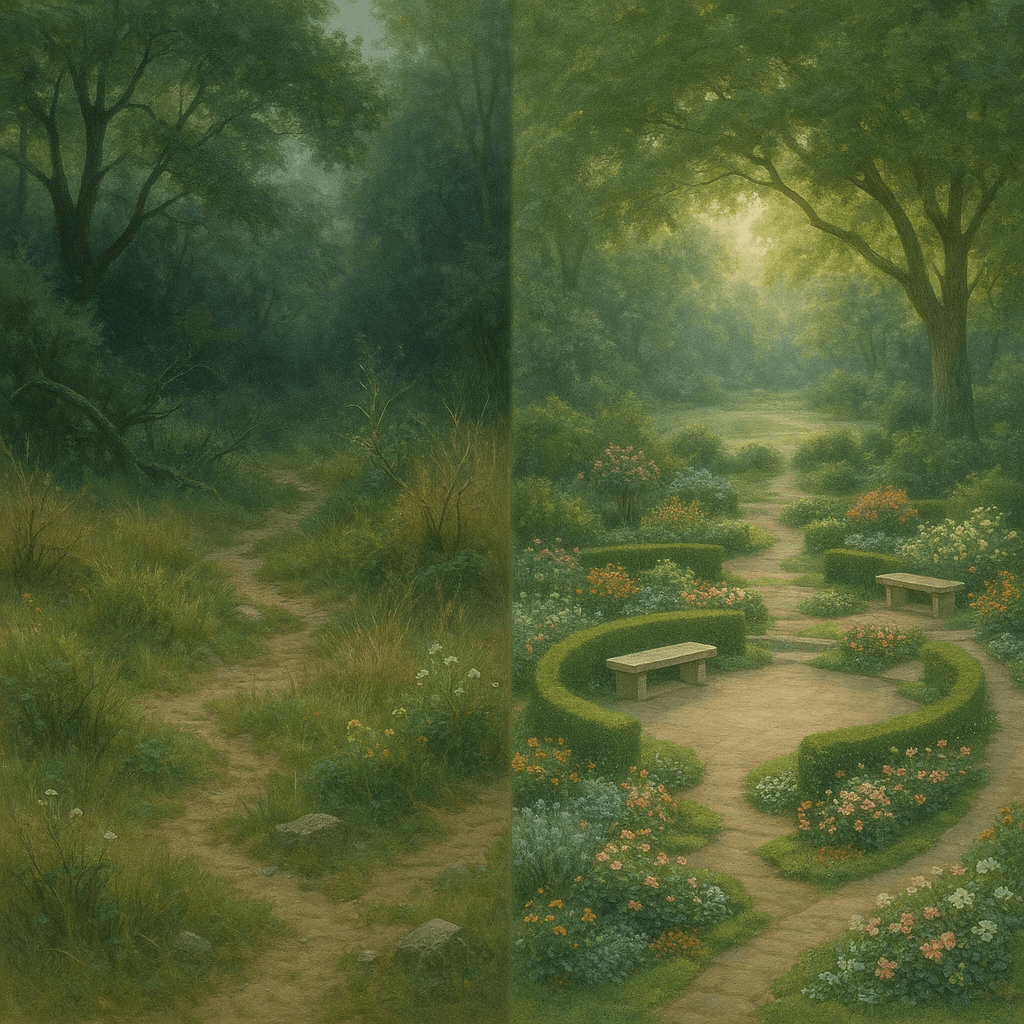 Para domesticar la mente, construye un jardín de espera silenciosa. — Rabindranath Tagore