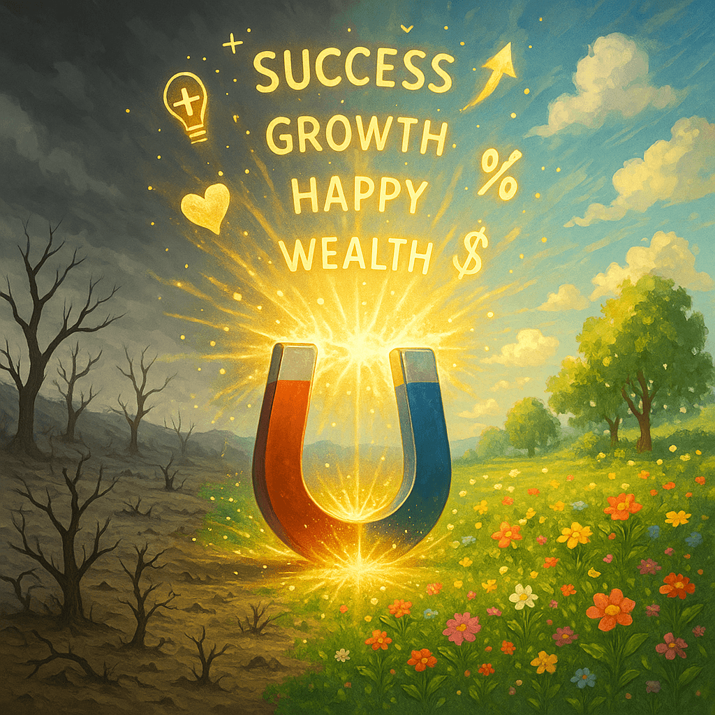 El imán del éxito se siente atraído por una mente cargada de positividad. — Napoleon Hill