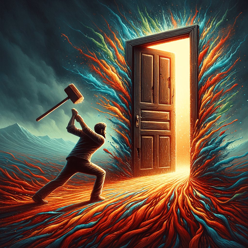 Opportunity does not knock, it presents itself when you beat down the door. — Kyle Chandler