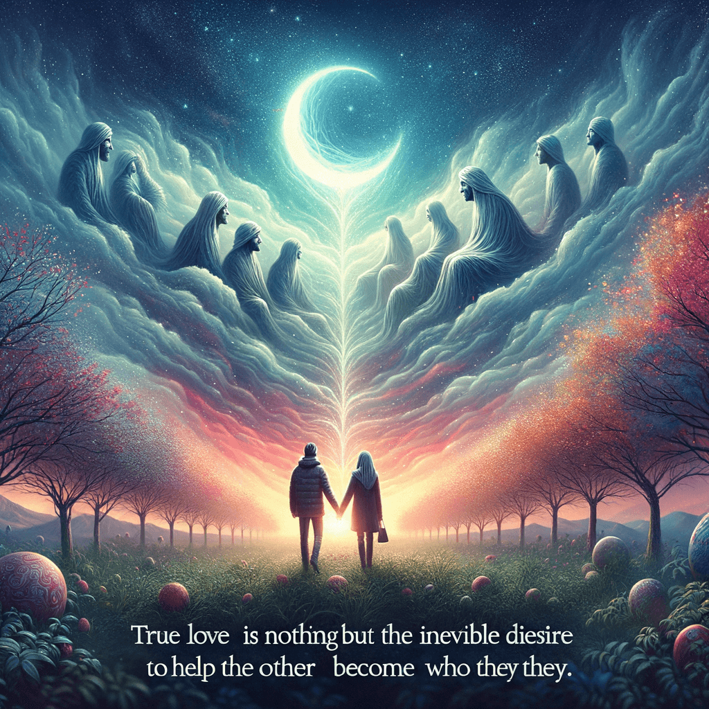 El verdadero amor no es otra cosa que el deseo inevitable de ayudar al otro para que sea quien es. - Jorge Bucay