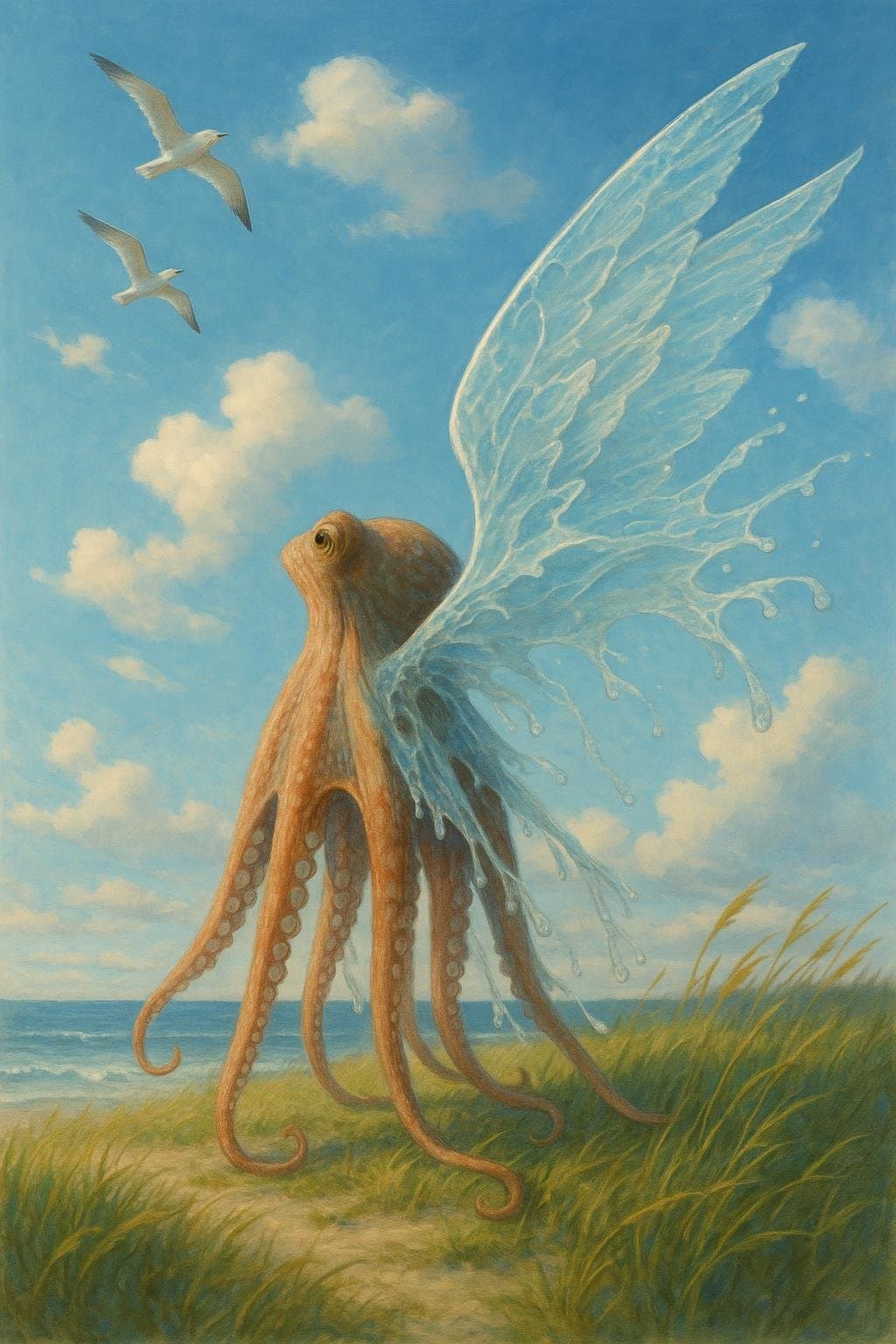 Poetry is the journal of a sea animal living on land, wanting to fly in the air. — Carl Sandburg