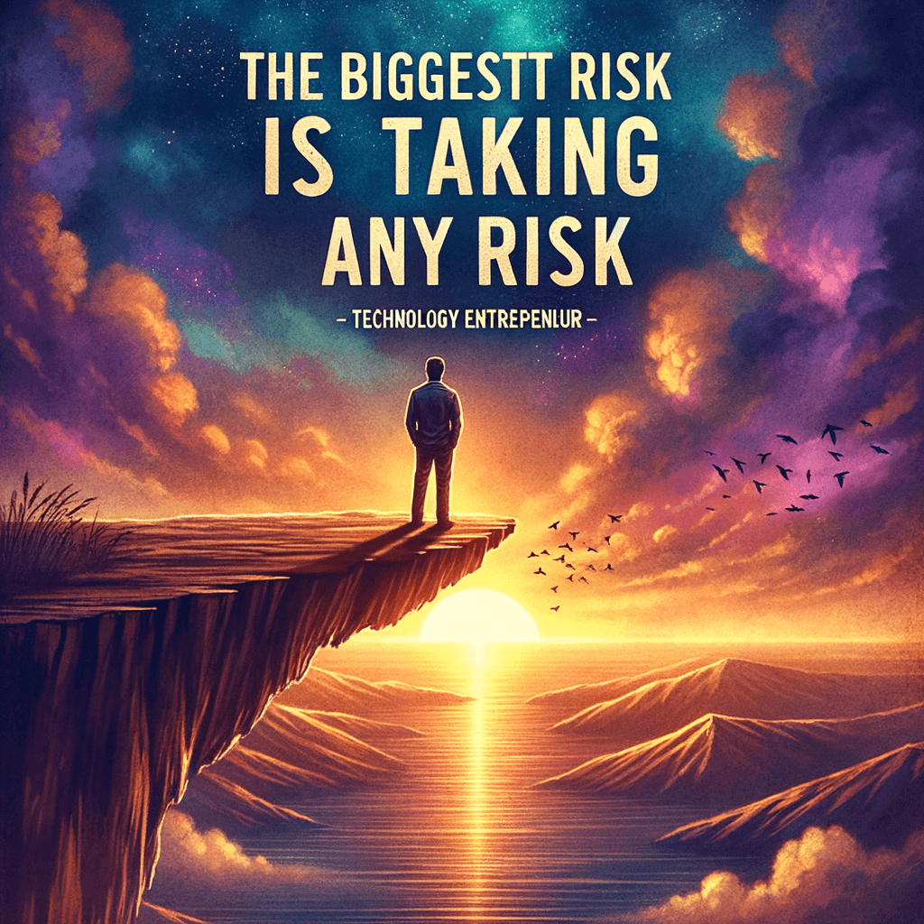 El mayor riesgo es no tomar ningún riesgo. — Mark Zuckerberg