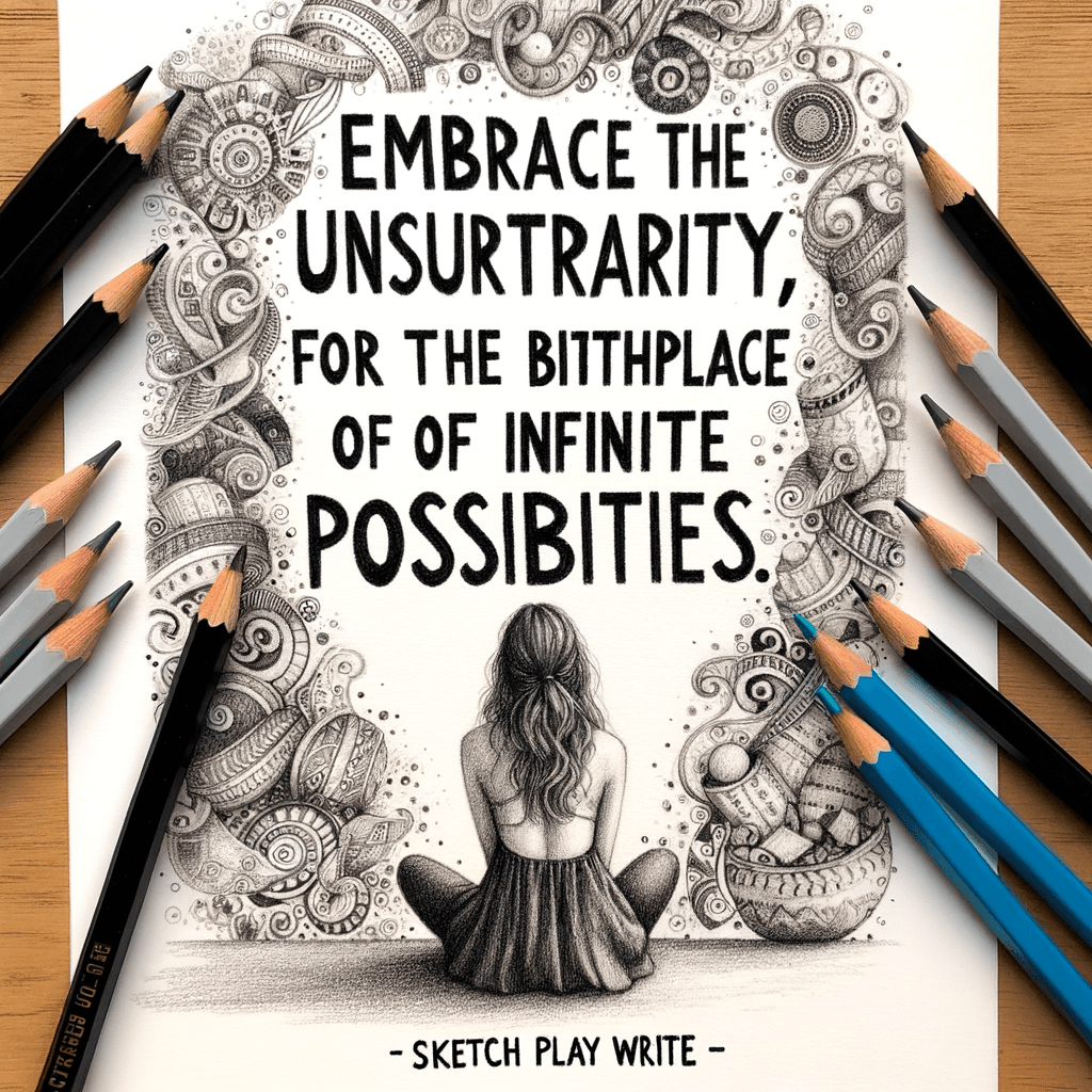 Embrace the uncertainty, for it is the birthplace of infinite possibilities. - Ava Sinclair