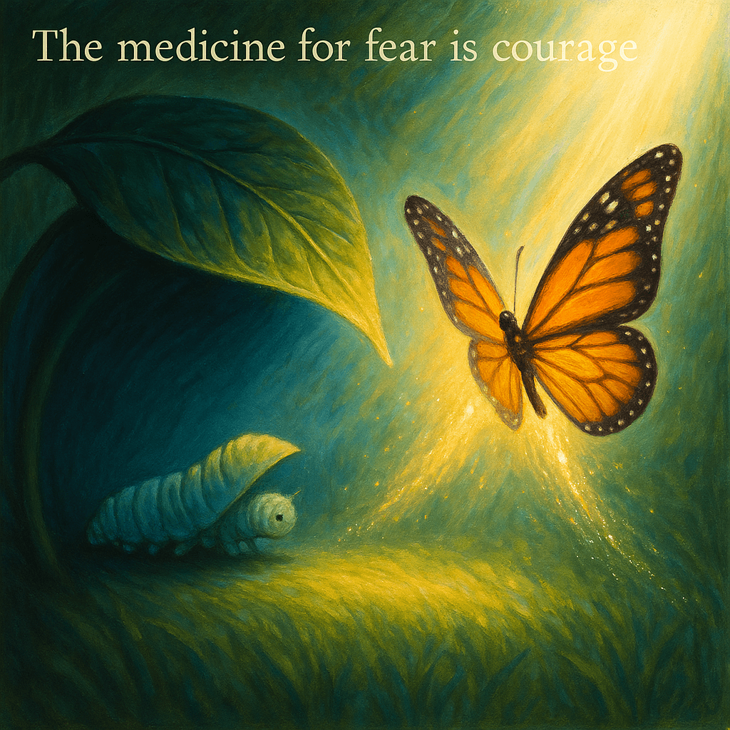 La medicina para el miedo es el valor. — David Agus