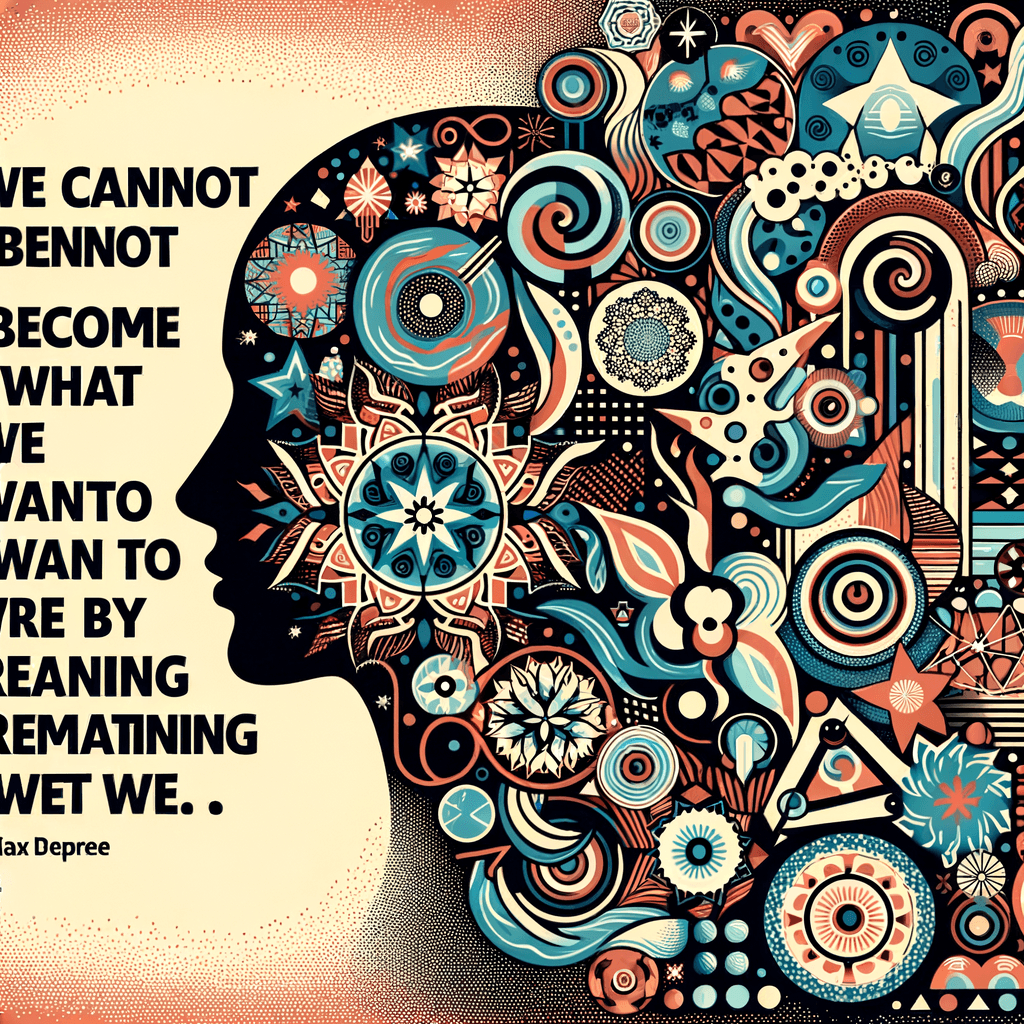 We cannot become what we want to be by remaining what we are. — Max DePree