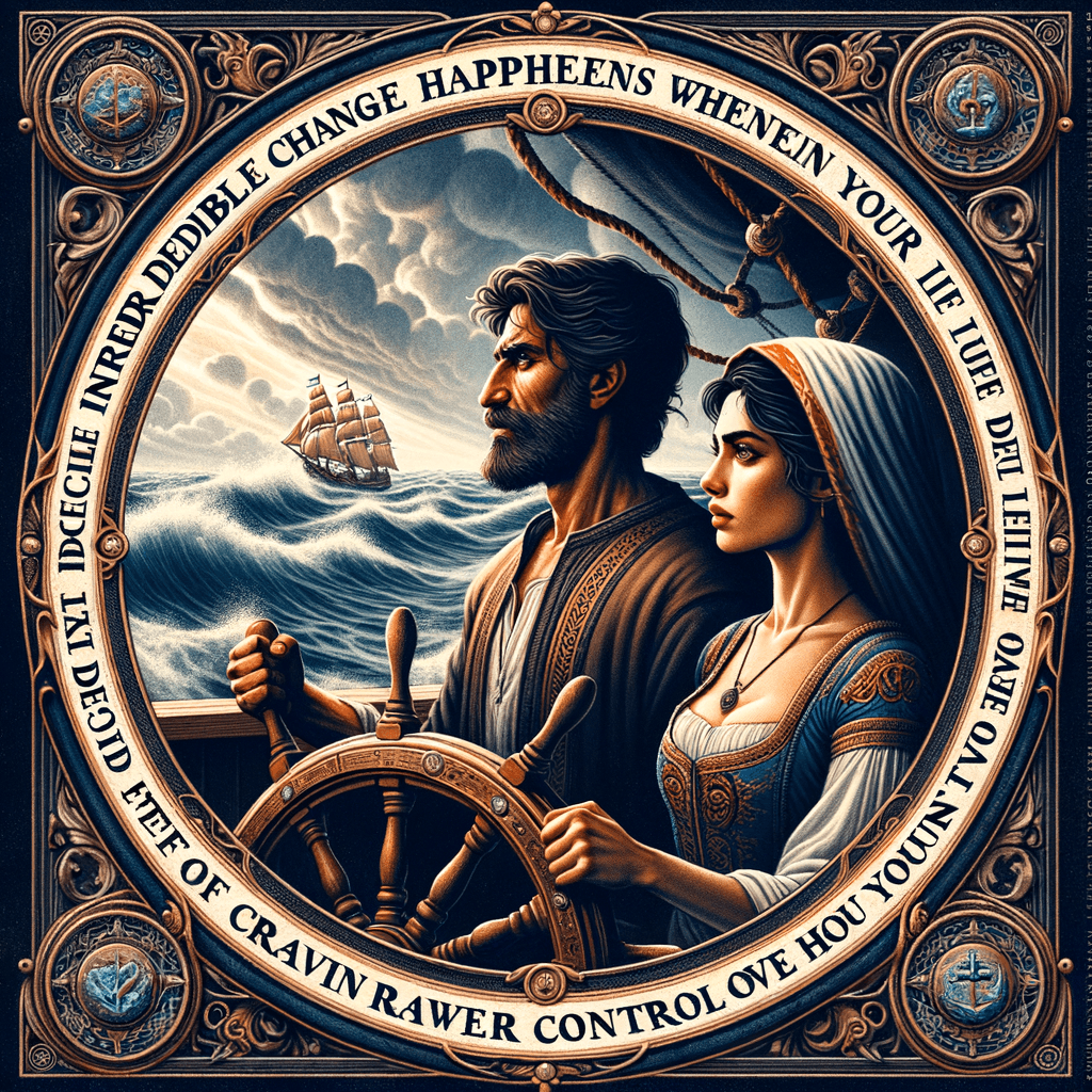 Un cambio increíble sucede en tu vida cuando decides tomar el control de lo que sí tienes poder en lugar de anhelar el control sobre lo que no tienes. — Steve Maraboli