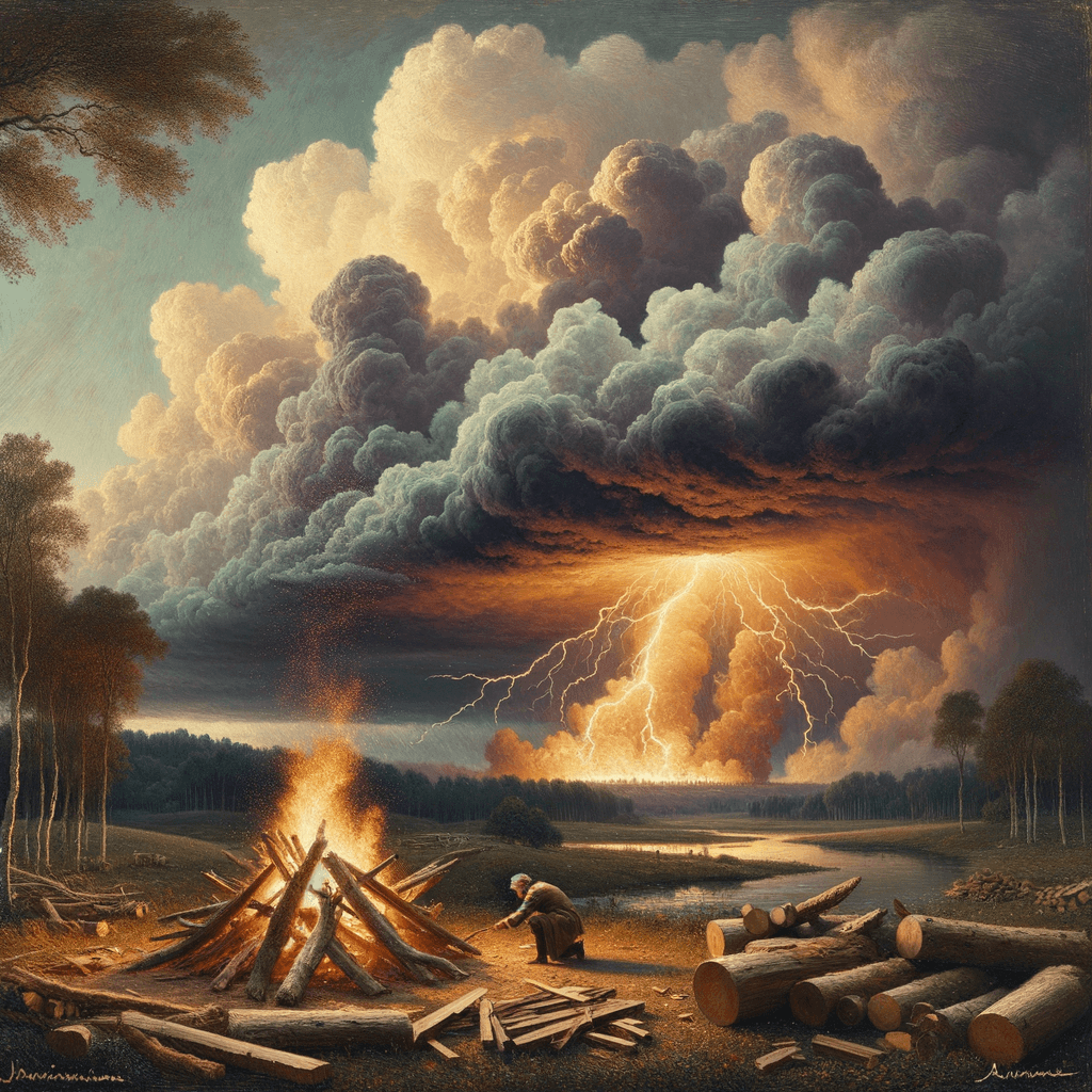 Do not wait to be struck by lightning; learn to build your own fire. — Paul Cezanne