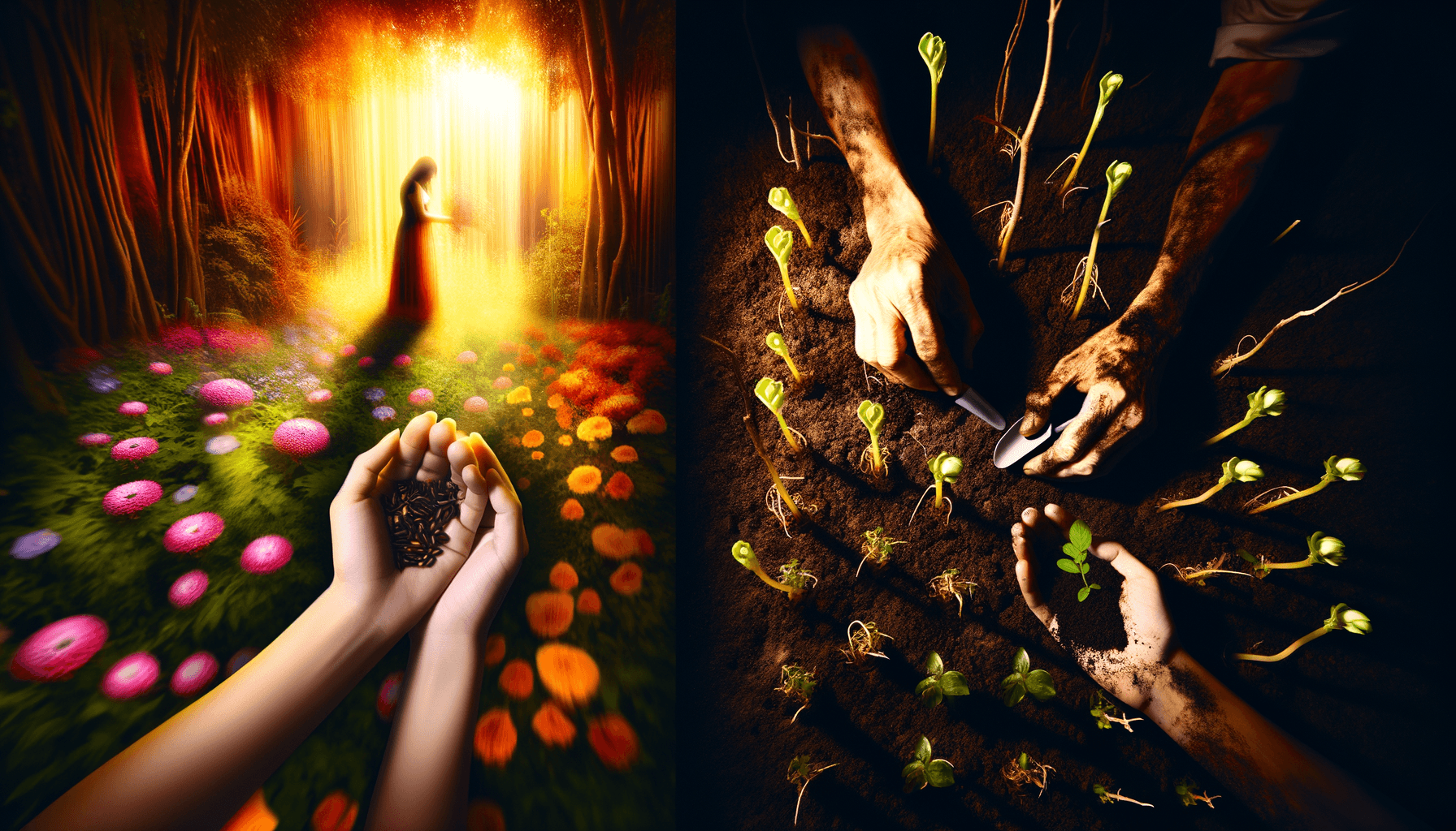 Las pequeñas acciones son como pequeñas semillas, crecen hasta convertirse en flores o en malas hierbas. — Daniel D. Palmer