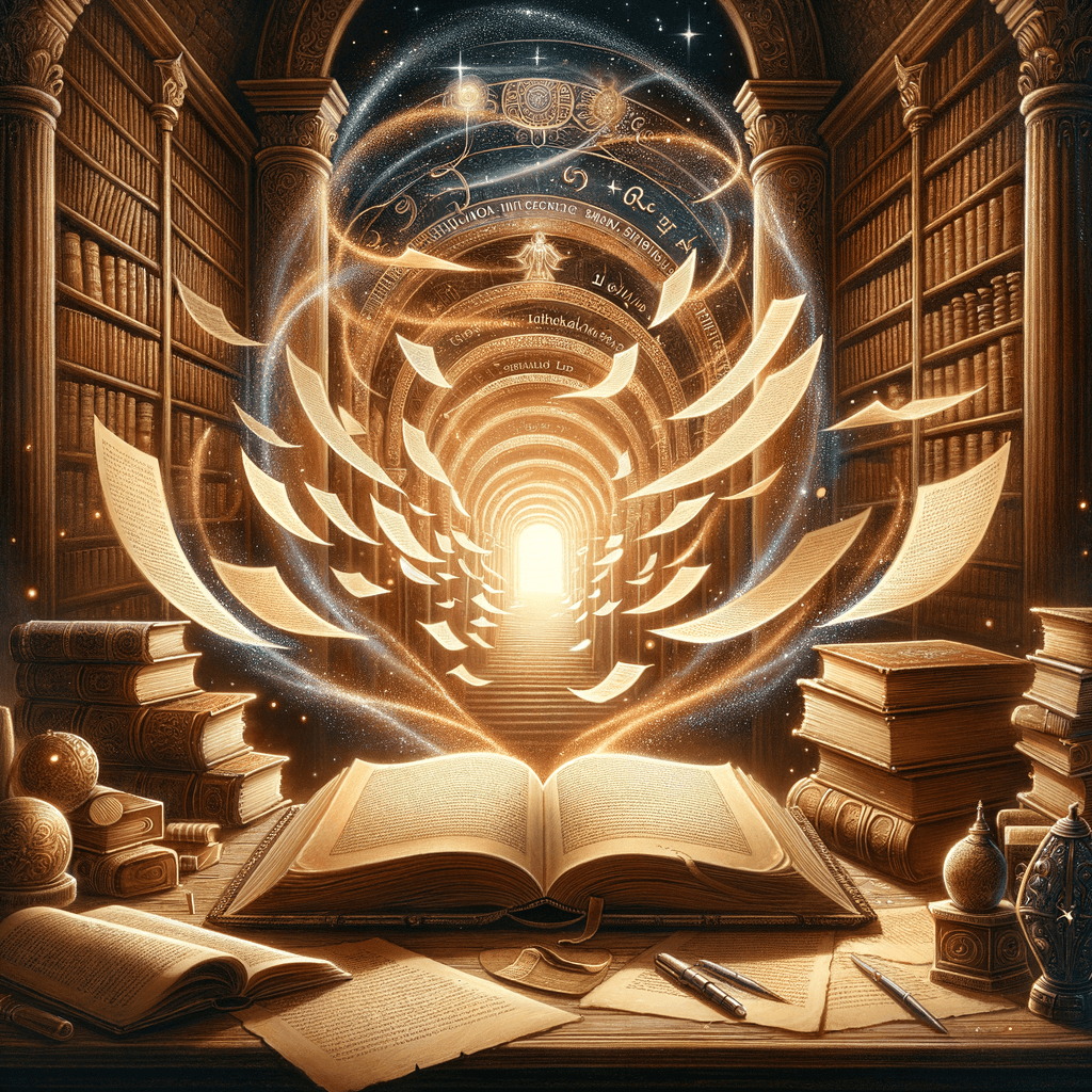 In some place of a book, there is a phrase waiting for us to give meaning to existence. - Miguel de Cervantes