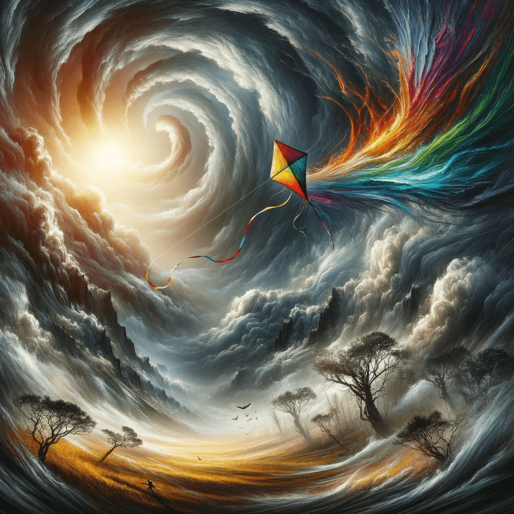 Las cometas se elevan más alto contra el viento, no con él. — Winston S. Churchill