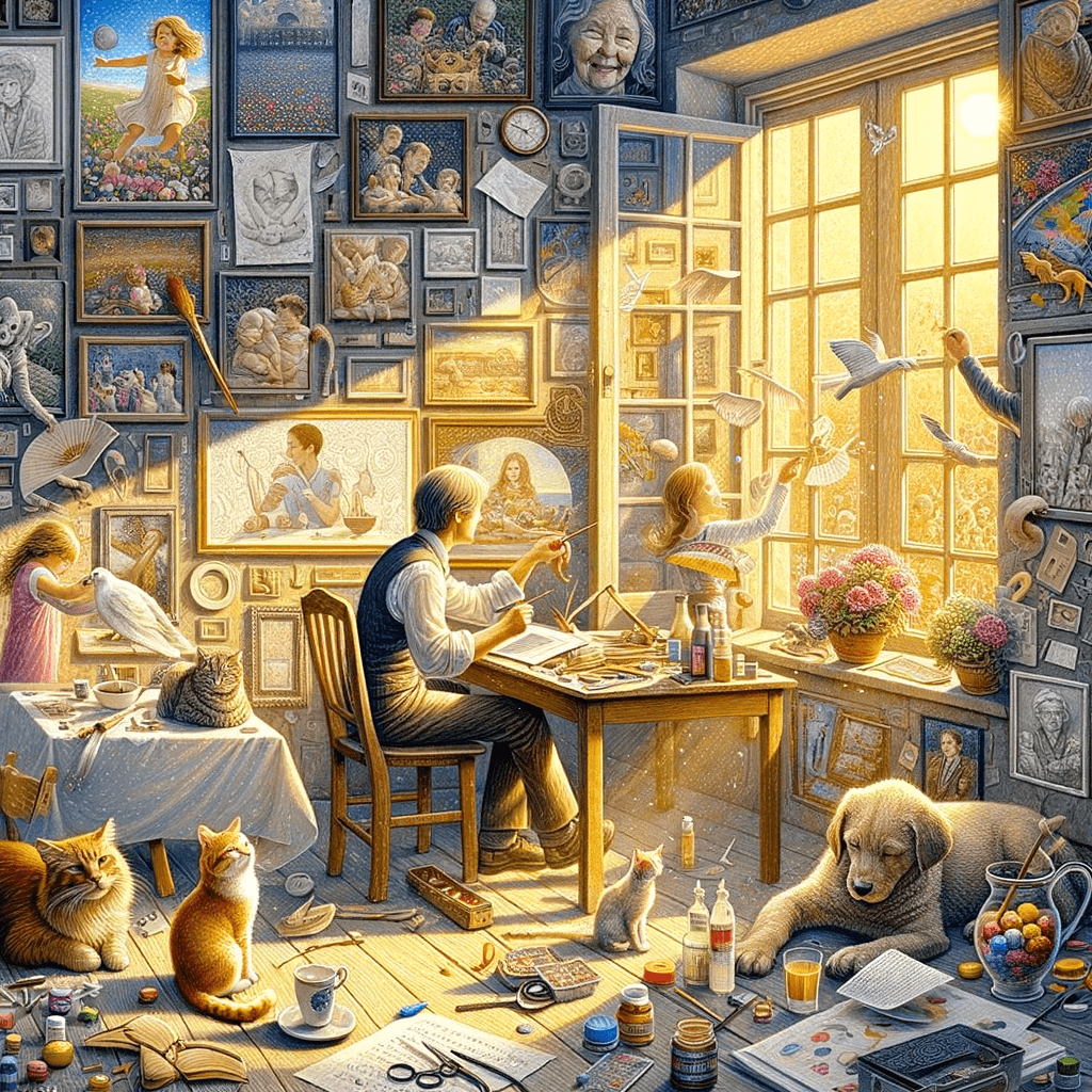 世界充满了小小的快乐,艺术在于能够识别它们。