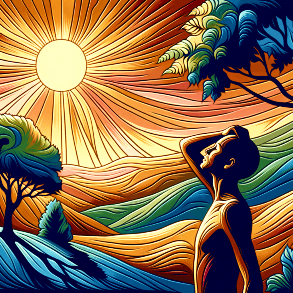 Vuelve tu rostro hacia el sol y las sombras caerán detrás de ti. - Proverbio Maori