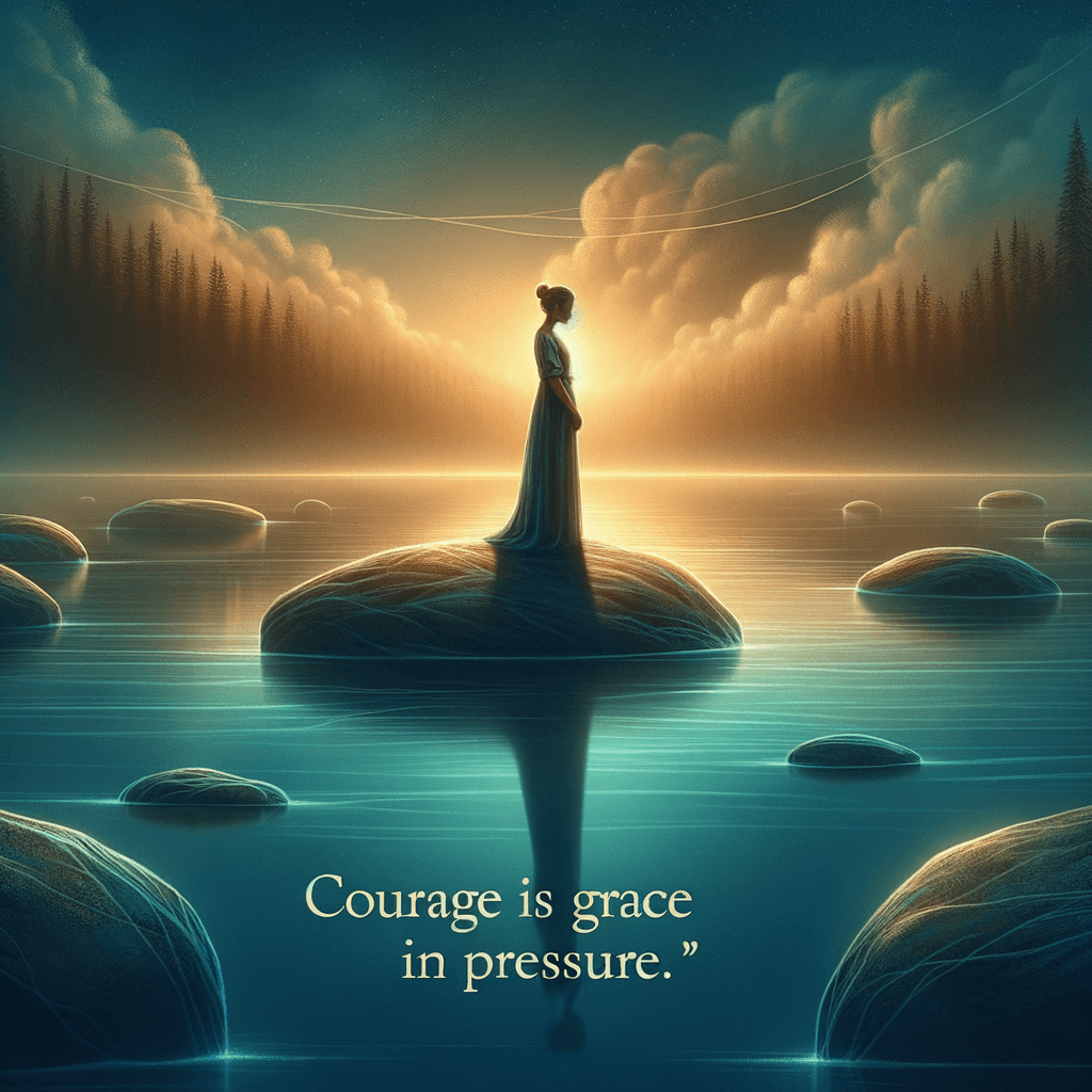 Courage is grace under pressure. — Ernest Hemingway