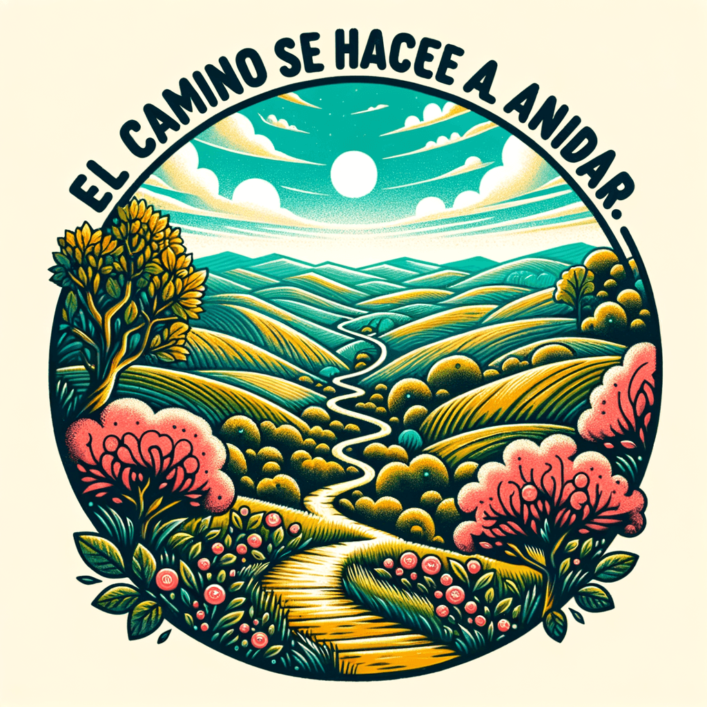 The path is made by walking.