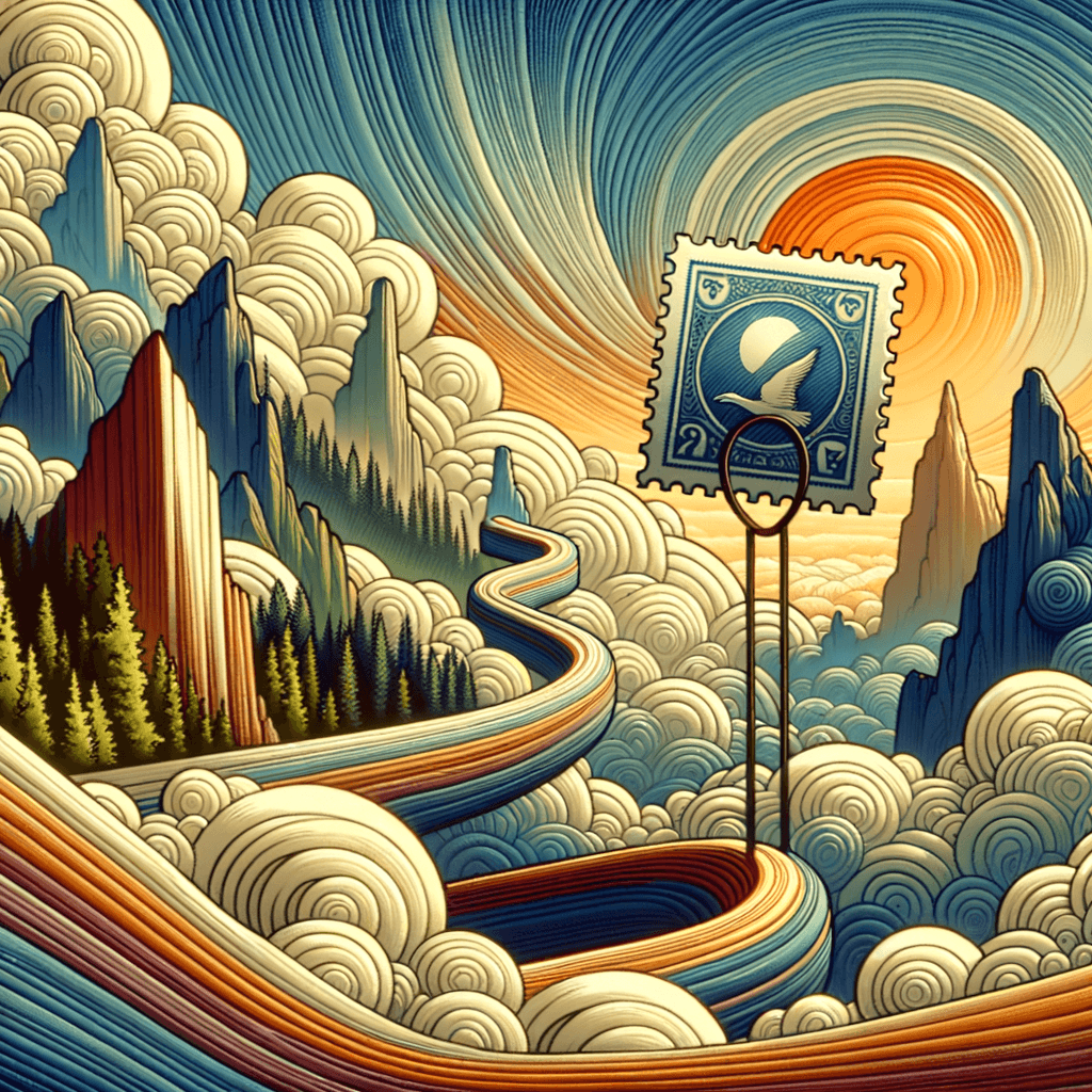 Considera el sello postal: su utilidad consiste en la habilidad de aferrarse a una cosa hasta que llega a su destino. — Josh Billings