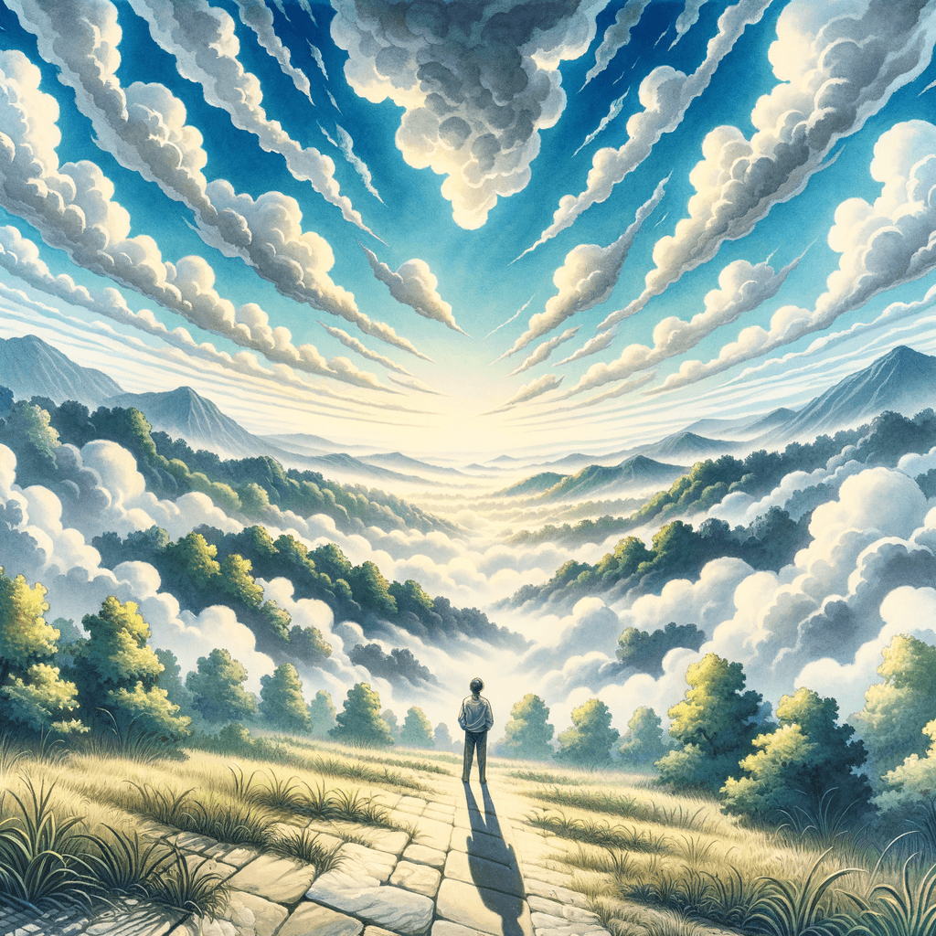 Sometimes you think the sky is falling, but actually, you are just standing crooked.