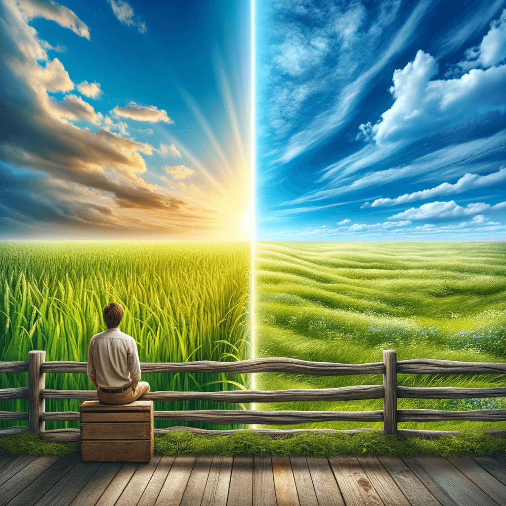 The grass is not, in fact, always greener on the other side. — Anonymous