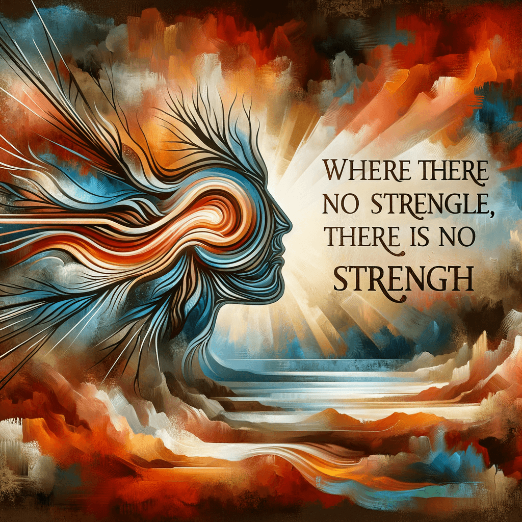 Donde no hay lucha, no hay fuerza. — Oprah Winfrey