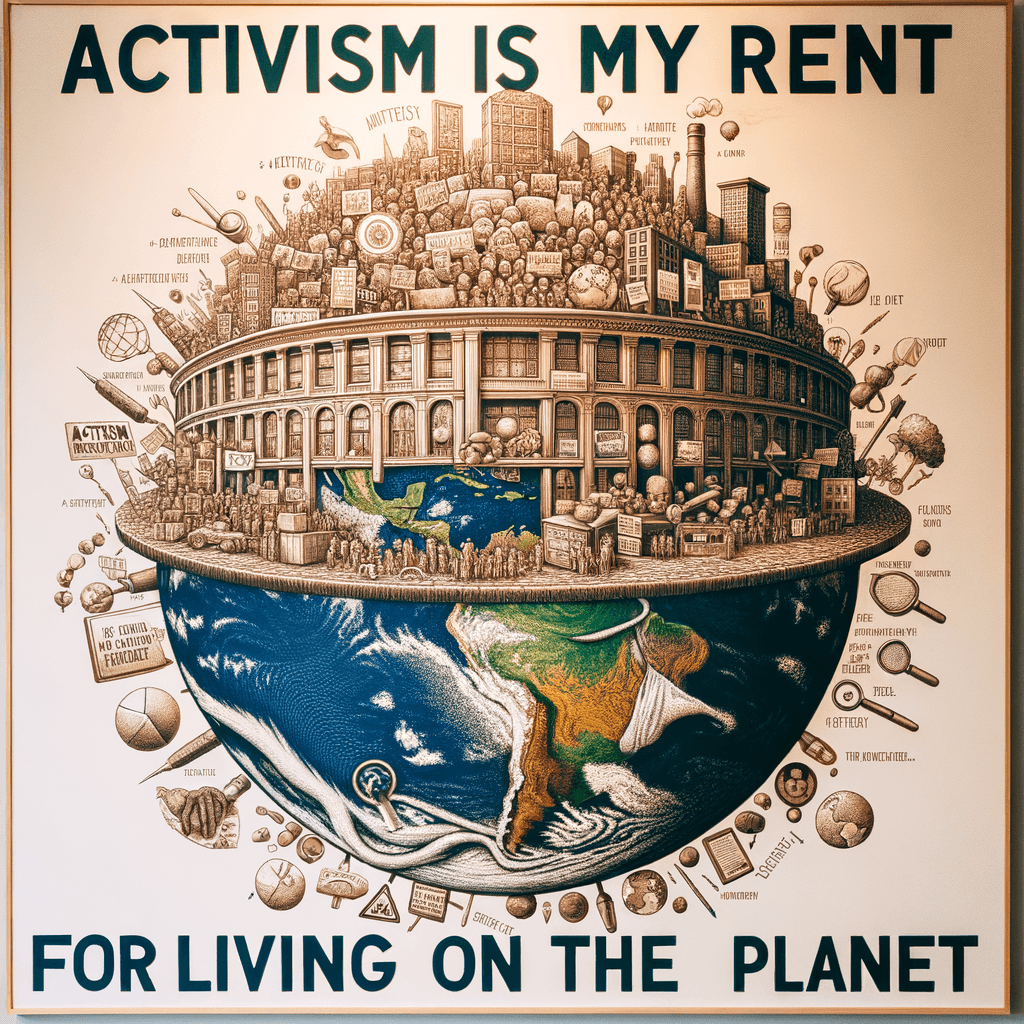 El activismo es mi alquiler por vivir en el planeta. — Alice Walker