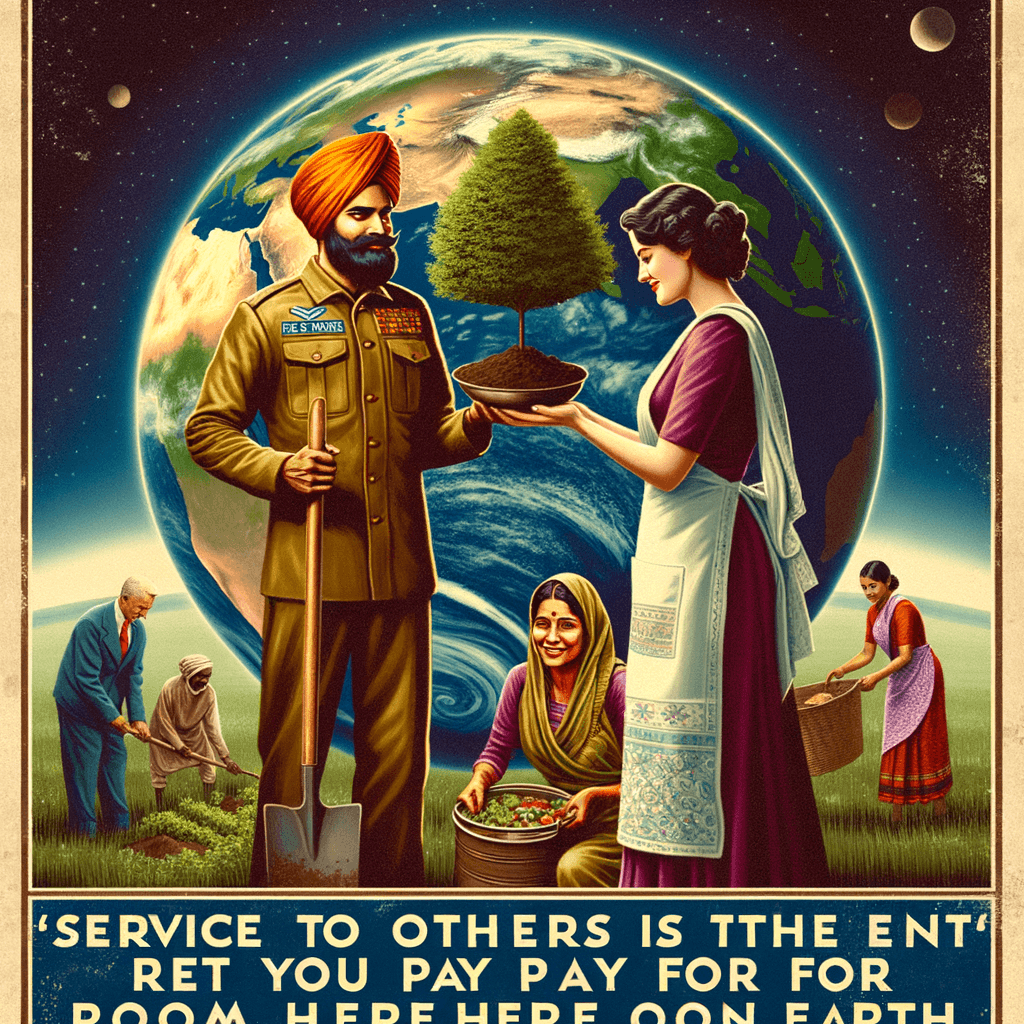Service to others is the rent you pay for your room here on earth. — Muhammad Ali