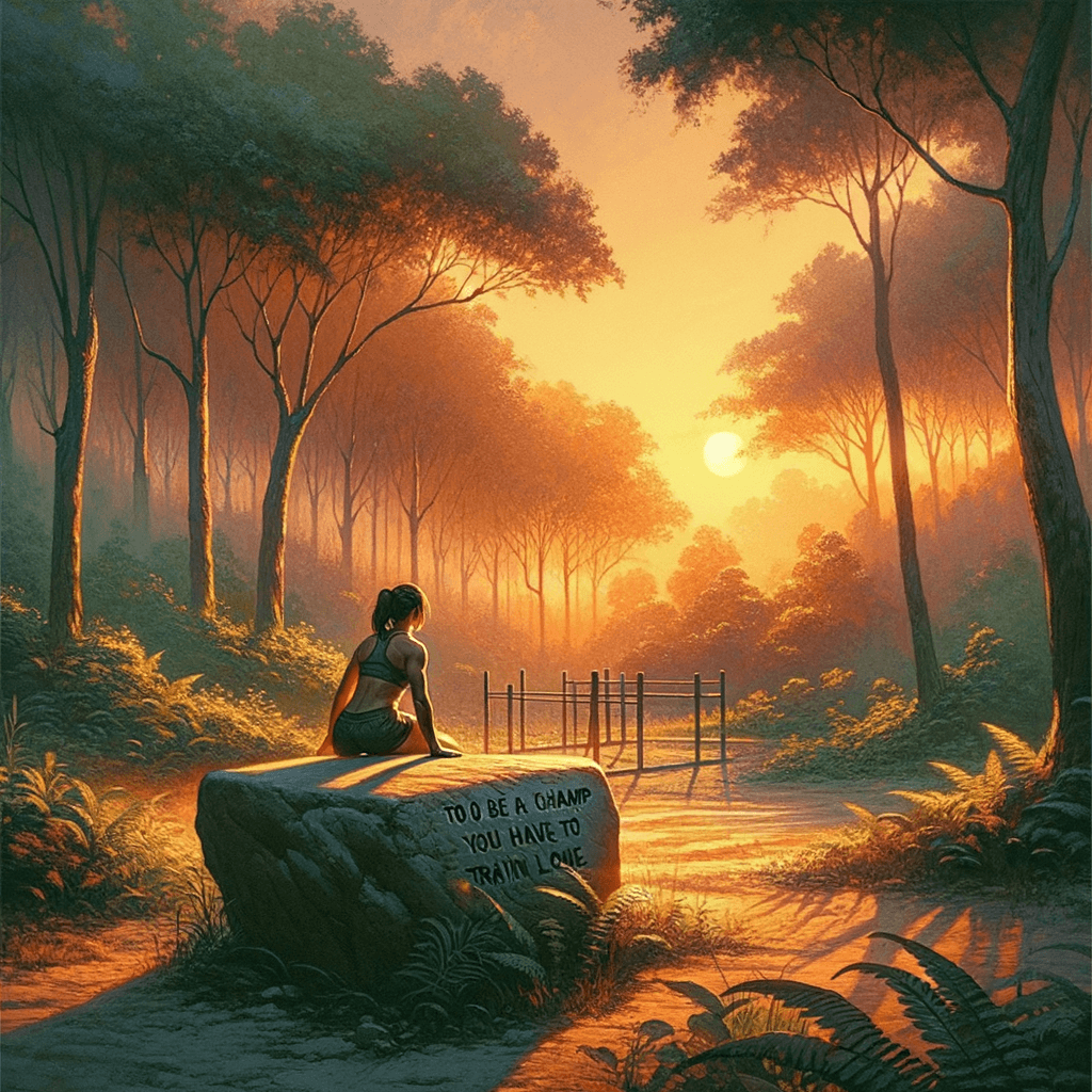 Para ser un campeón, tienes que entrenar como uno. — Gabby Douglas