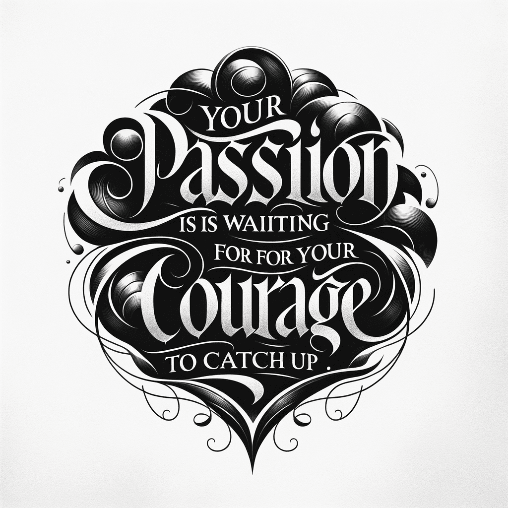 Tu pasión está esperando a que tu valentía la alcance. — Isabelle Lafleche
