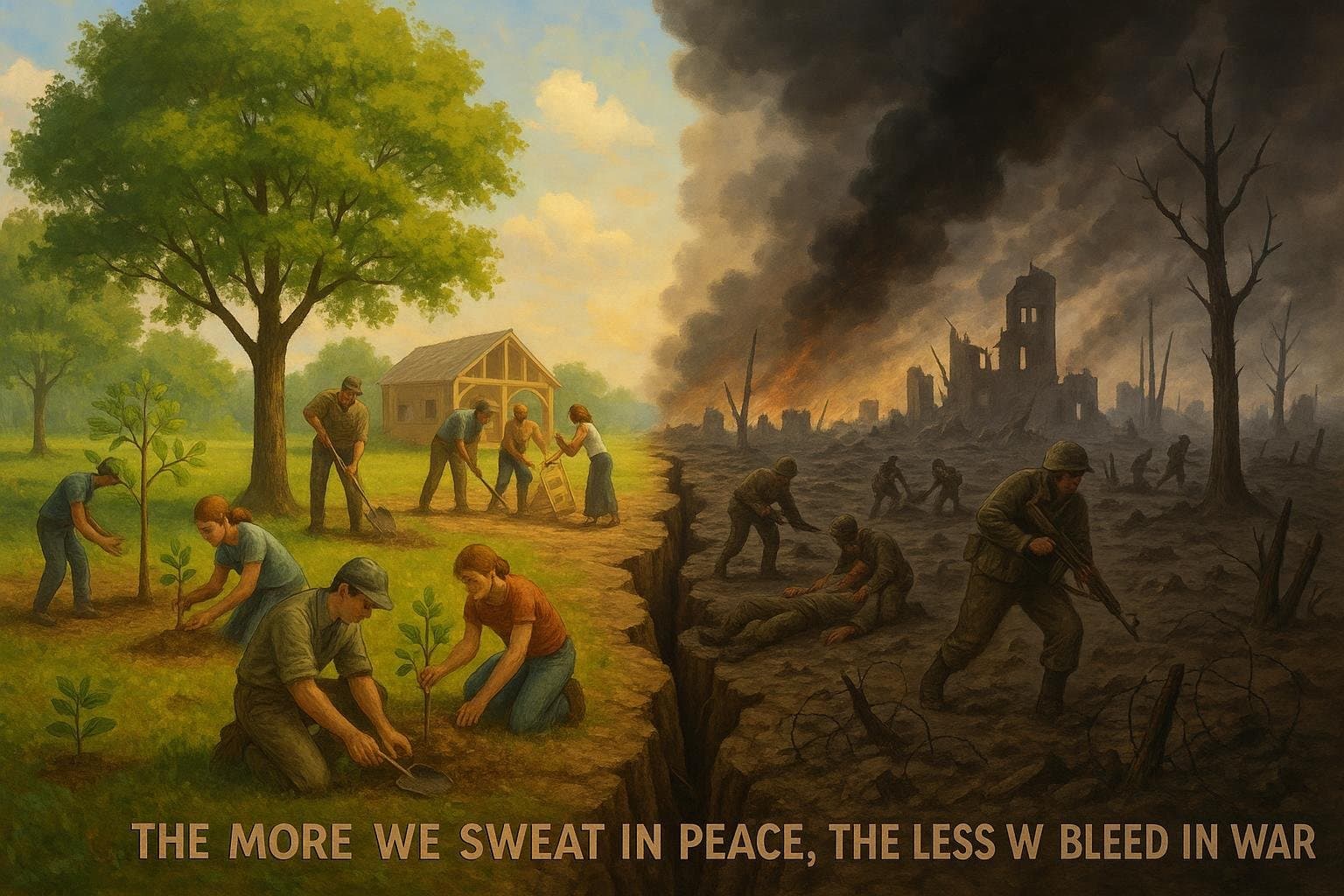 我们在和平时期流的汗越多,战争时期流的血就越少。—— 维贾雅·拉克希米·潘迪特