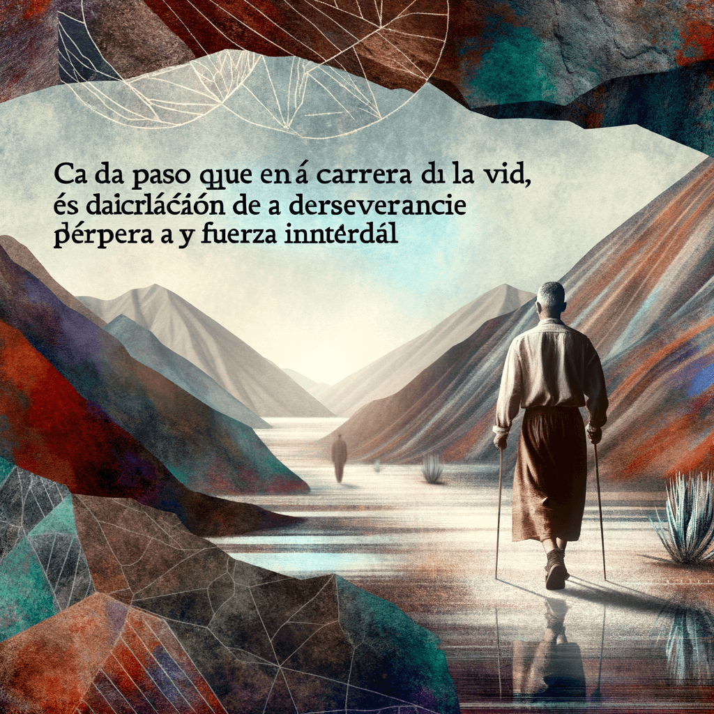 Cada paso que das en la carrera de la vida, es una declaración de tu perseverancia y fuerza interior.