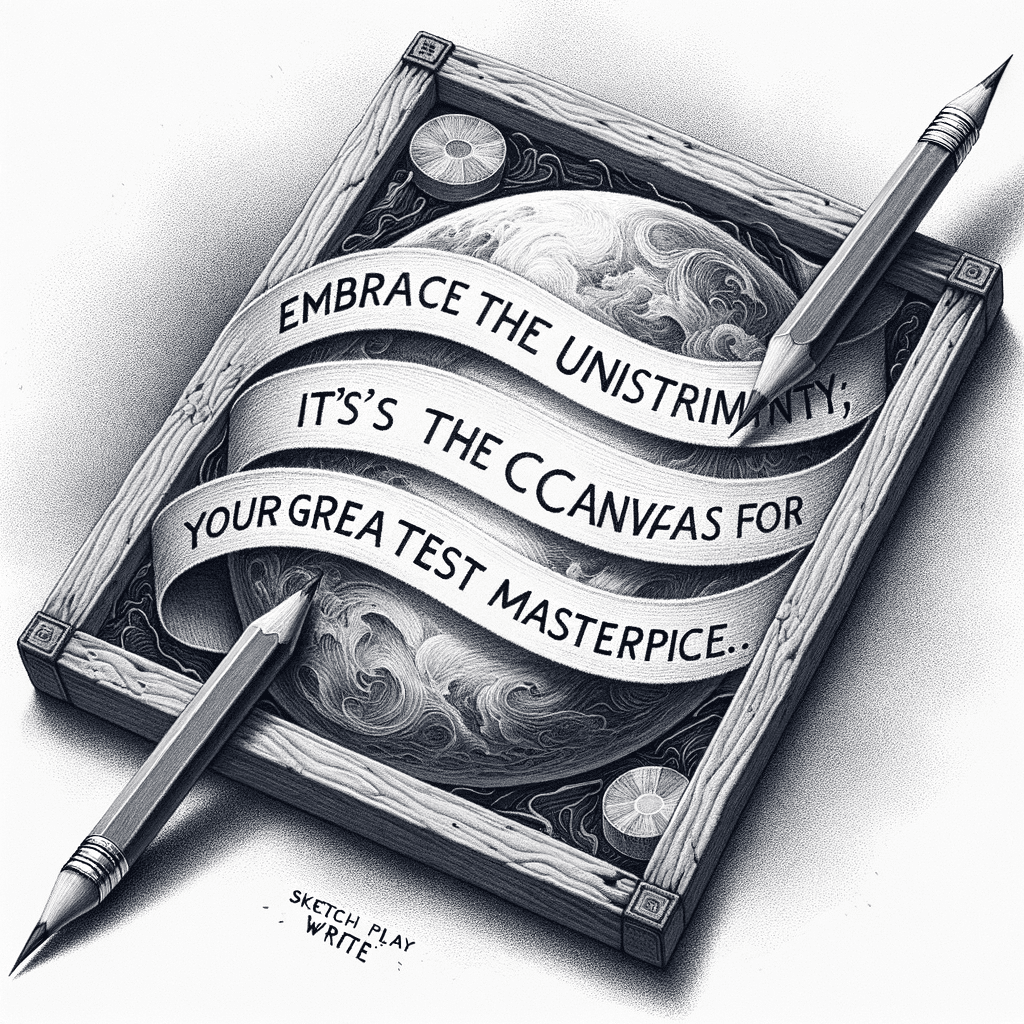 Abrace la incertidumbre; es el lienzo para tu mayor obra maestra. — Anónimo