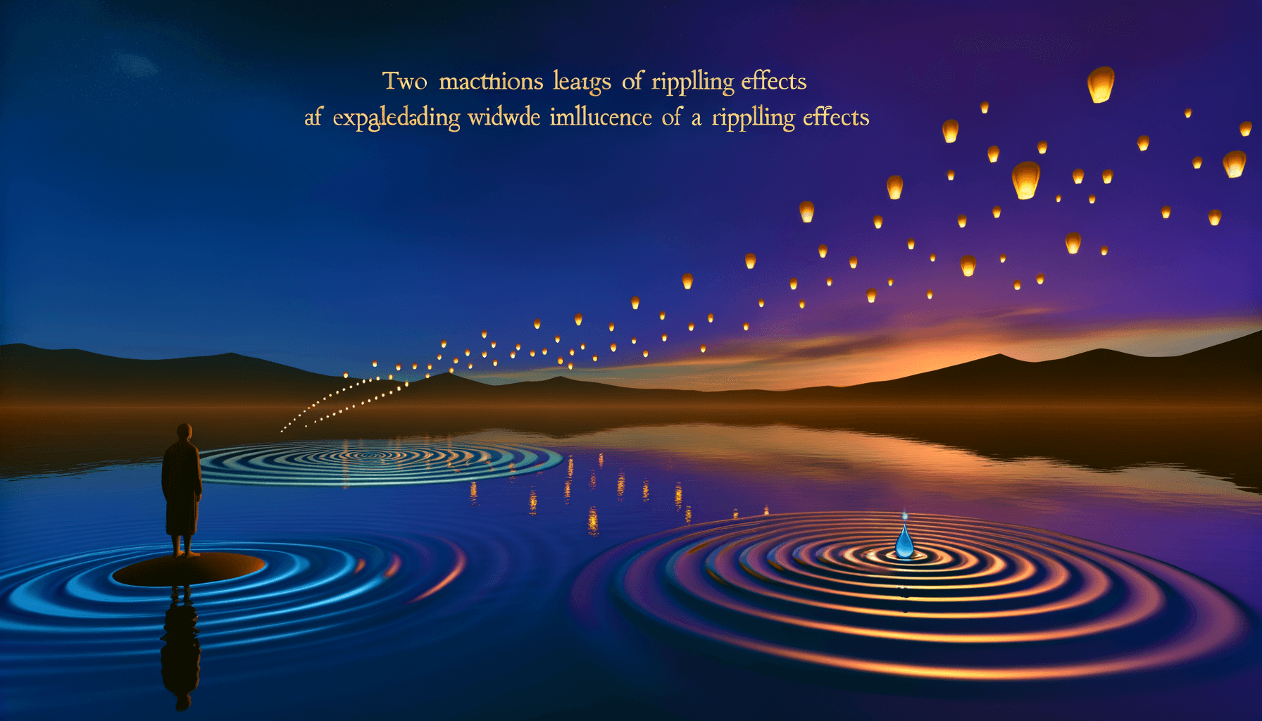 El eco de tus acciones crea ondas; haz que resuenen. — Lailah Gifty Akita