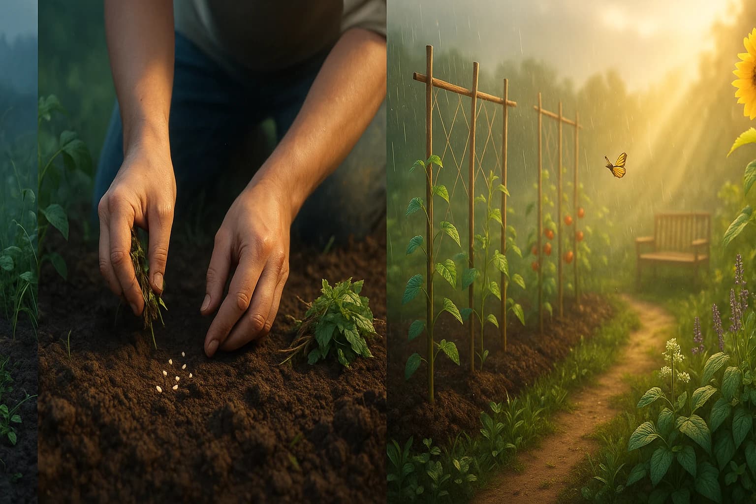 Plant dreams, pull weeds, and grow a happy life. — Anonymous